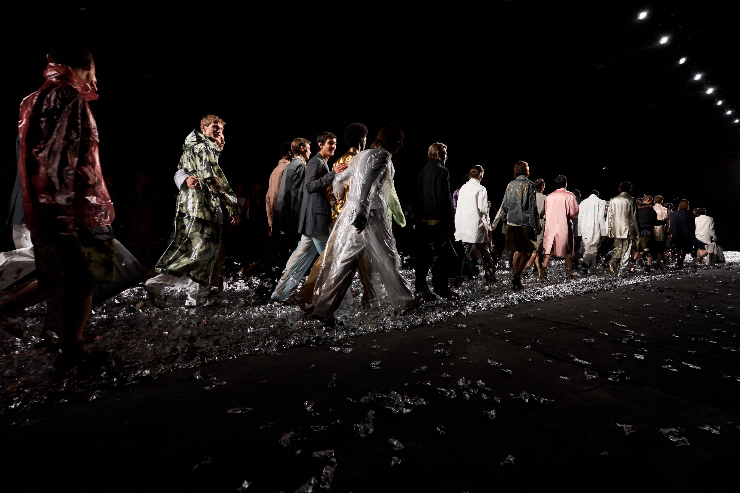 Dries Van Noten  Spring 2025 Men's Fashion Show Atmosphere