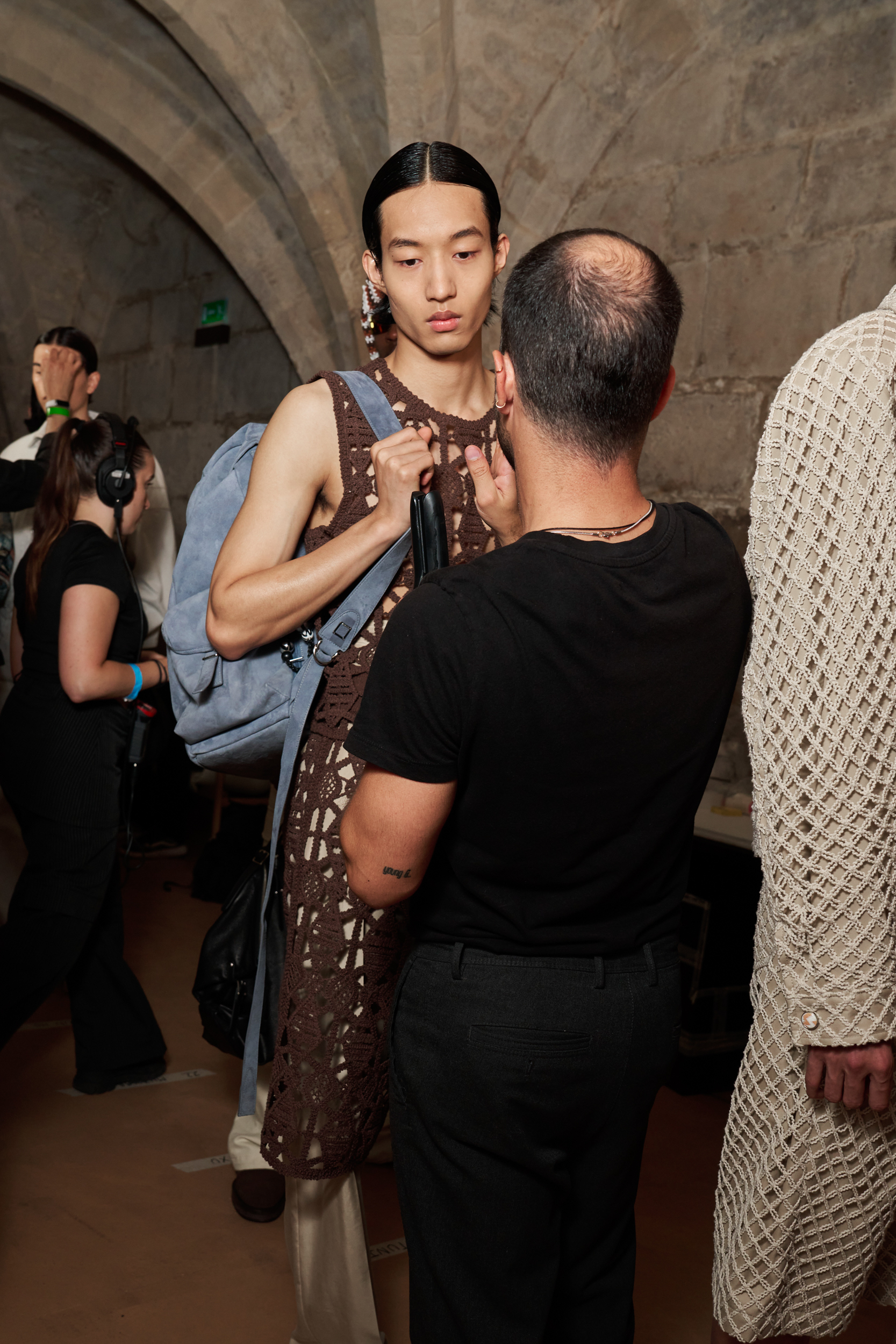 Wooyoungmi  Spring 2025 Men's Fashion Show Backstage