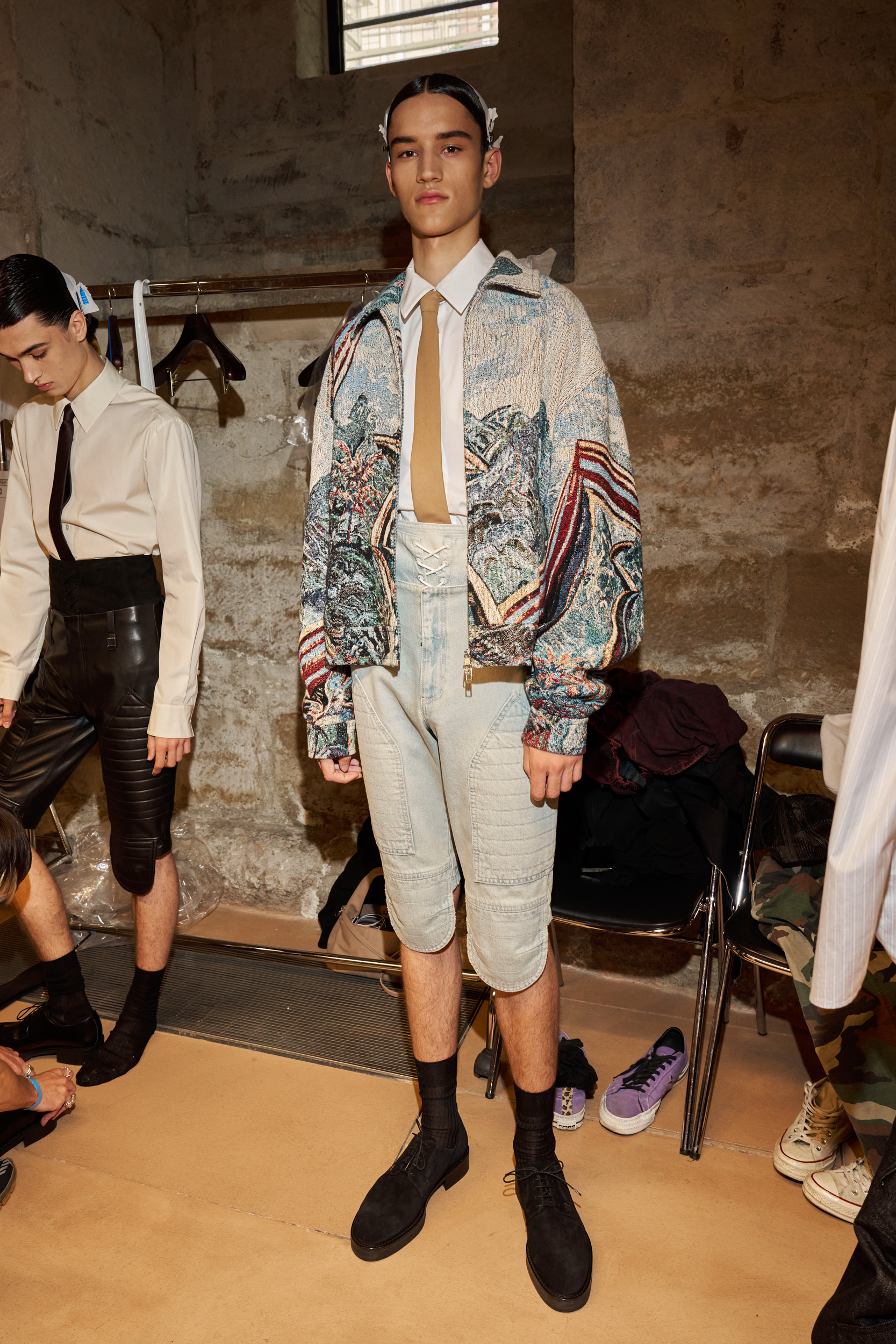 Wooyoungmi  Spring 2025 Men's Fashion Show Backstage