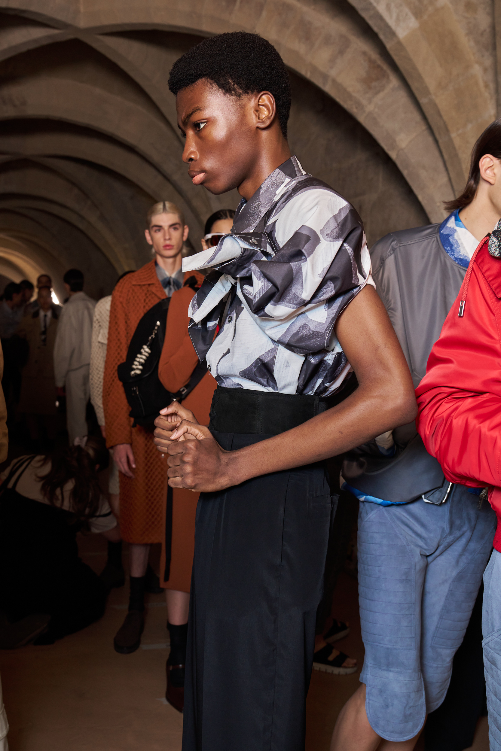 Wooyoungmi  Spring 2025 Men's Fashion Show Backstage