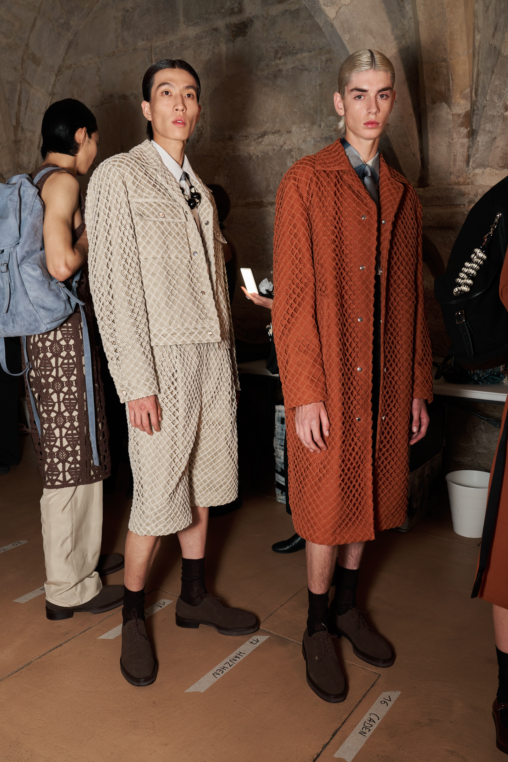 Wooyoungmi  Spring 2025 Men's Fashion Show Backstage