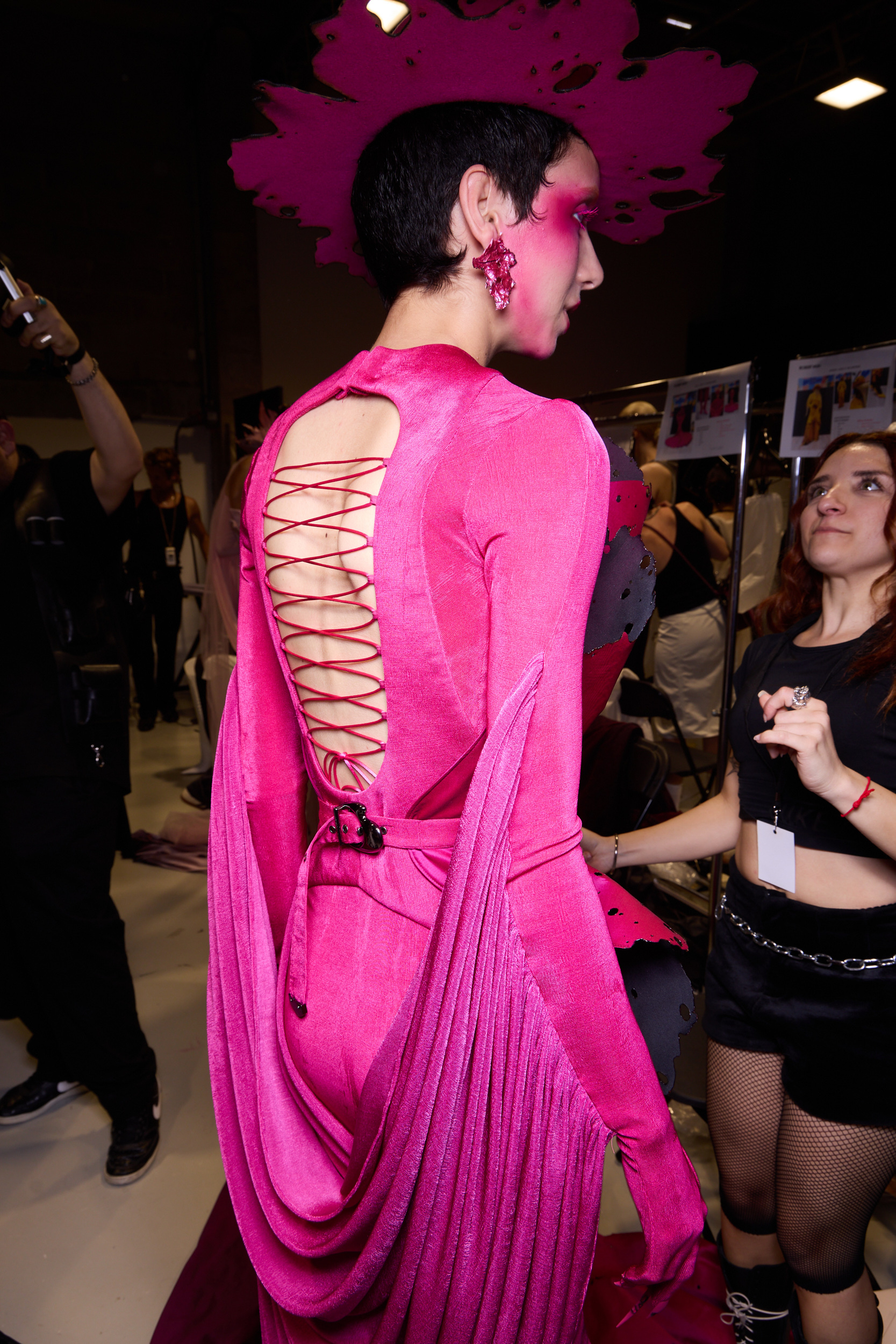 Robert Wun Fall 2024 Couture Fashion Show Backstage