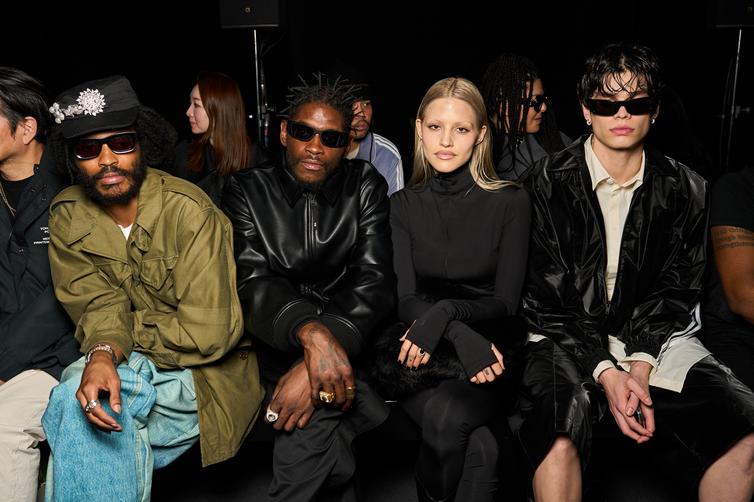 Y-3  Spring 2025 Men's Fashion Show Front Row