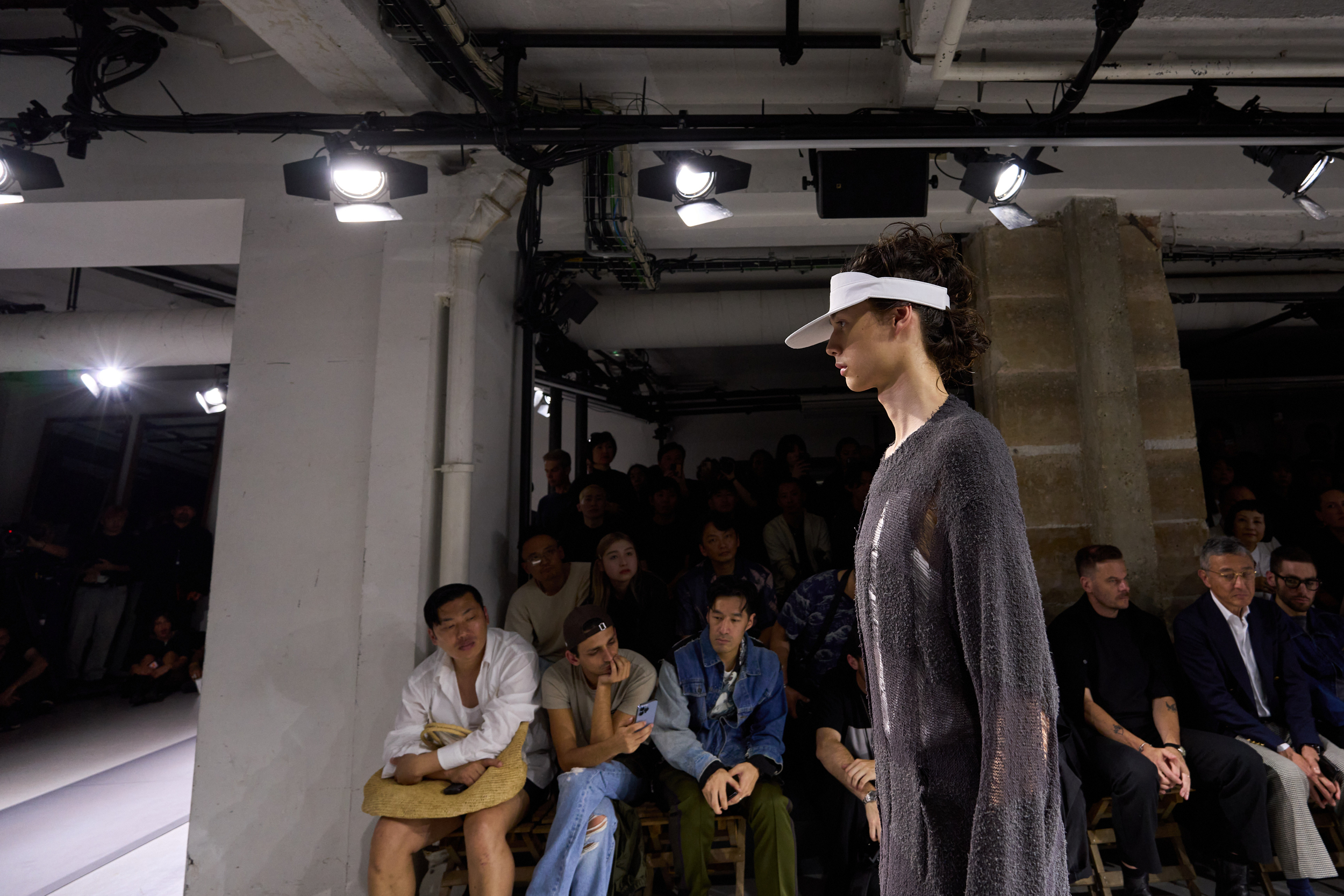 Yohji Yamamoto  Spring 2025 Men's Fashion Show Atmosphere