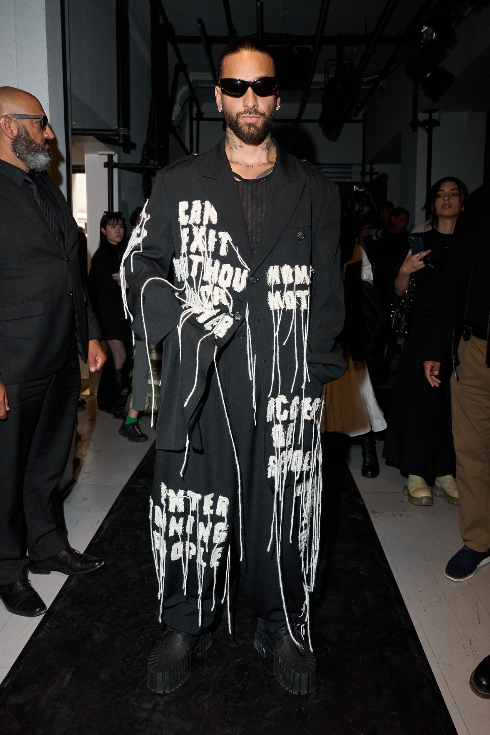 Yohji Yamamoto  Spring 2025 Men's Fashion Show Front Row