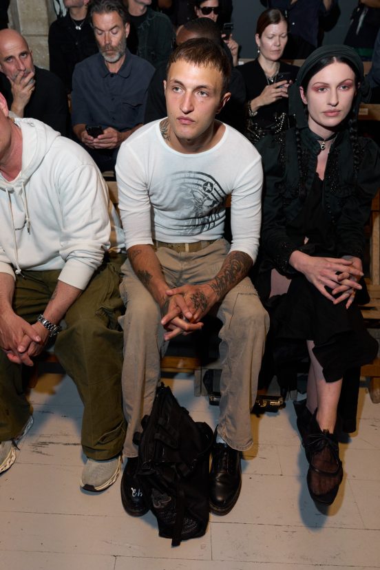 Yohji Yamamoto  Spring 2025 Men's Fashion Show Front Row