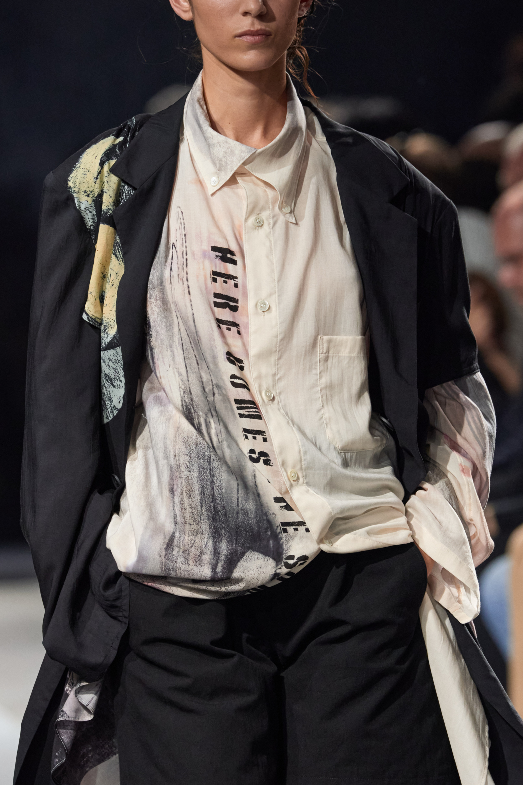 Yohji Yamamoto  Spring 2025 Men's Fashion Show Details