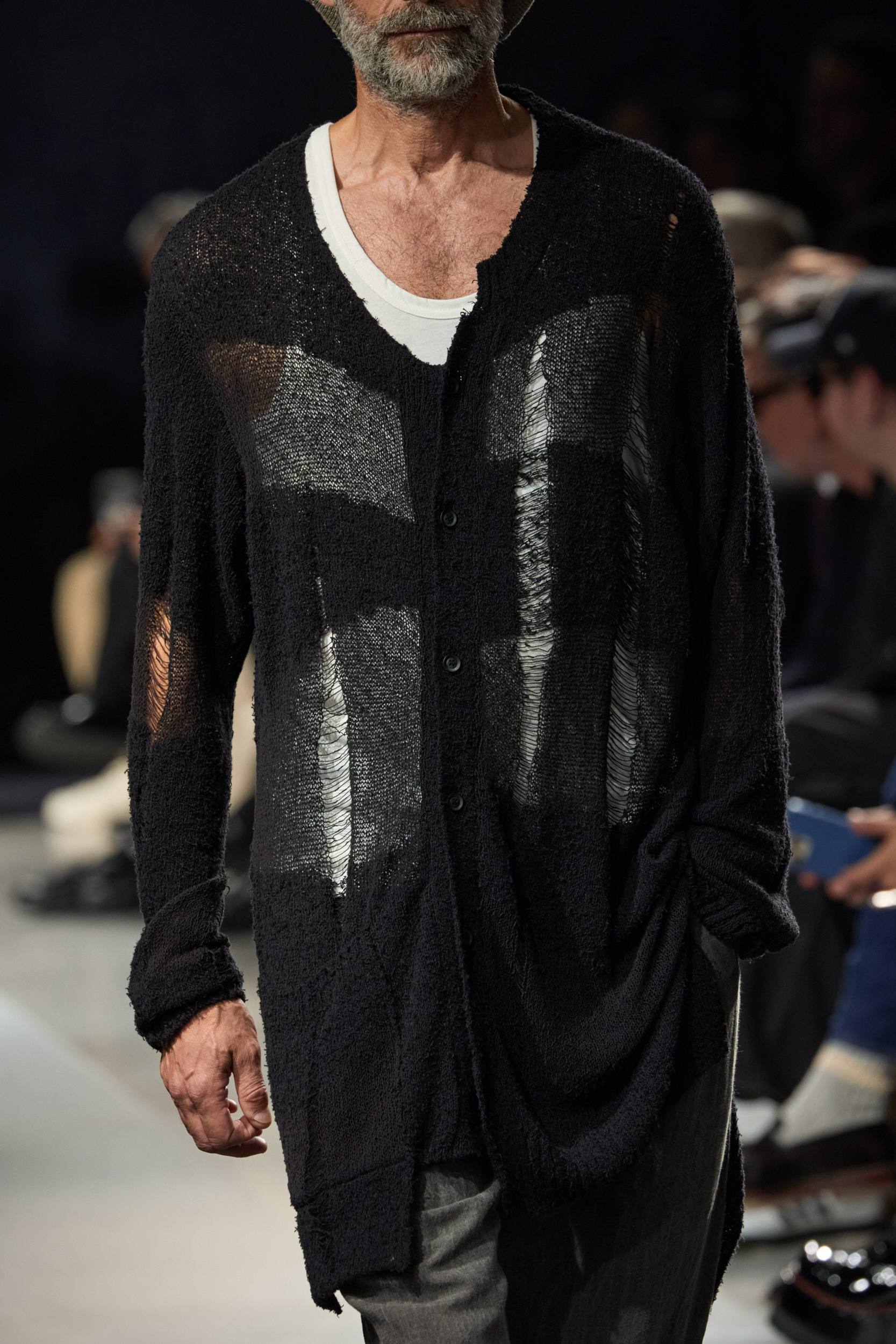 Yohji Yamamoto  Spring 2025 Men's Fashion Show Details