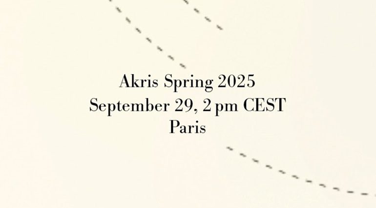 Akris Spring 2025 Fashion Show Live