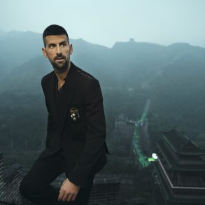 LACOSTE AND NOVAK DJOKOVIC AT THE GREAT WALL OF CHINA