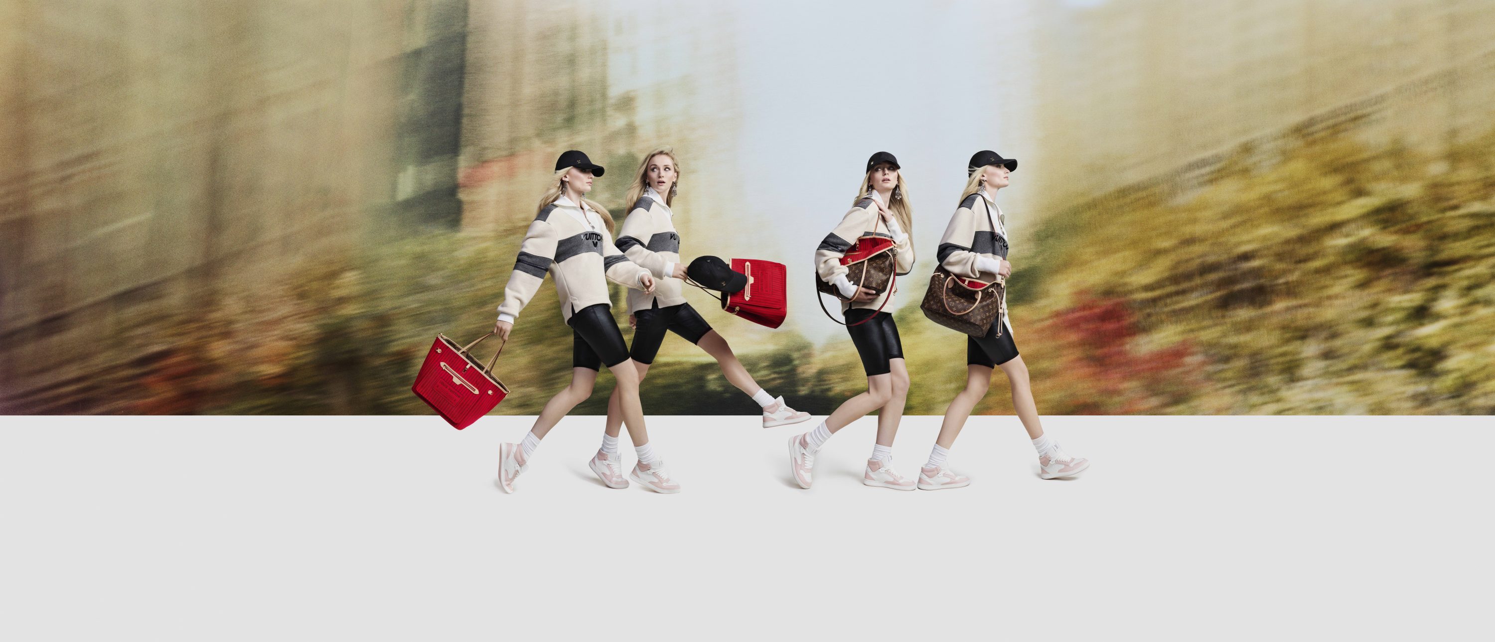 Louis Vuitton "Neverfull Inside Out" Fall 2024 Ad Campaign