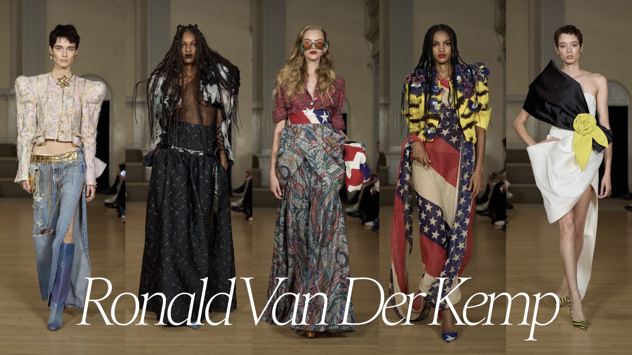 Ronald Van Der Kemp Spring 2025 Runway