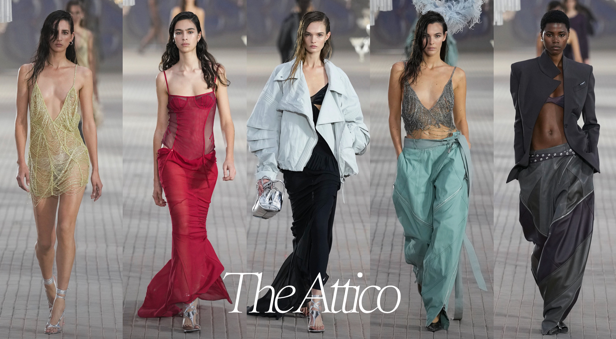 The Attico Spring 2025 Fashion Show