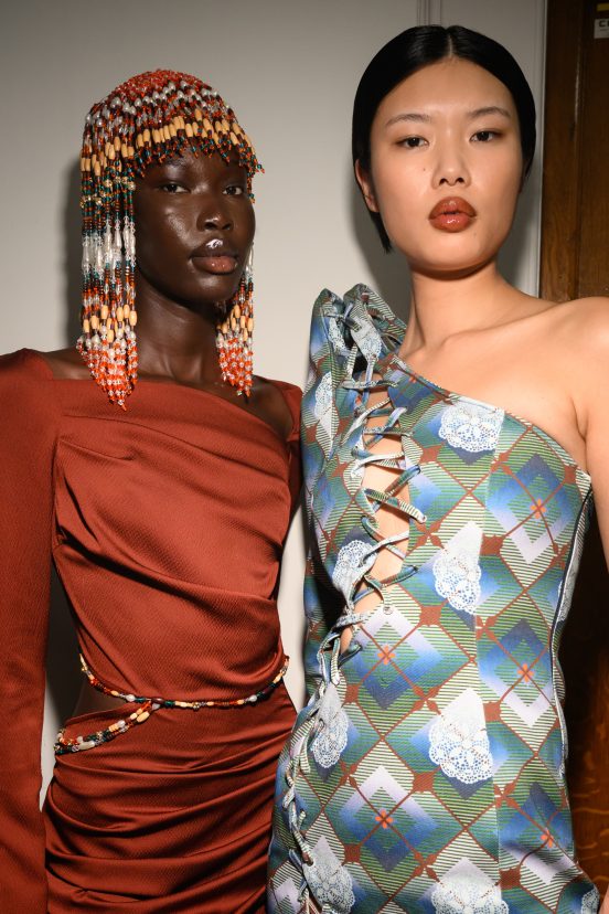 Ahluwalia Spring 2025 Fashion Show Backstage