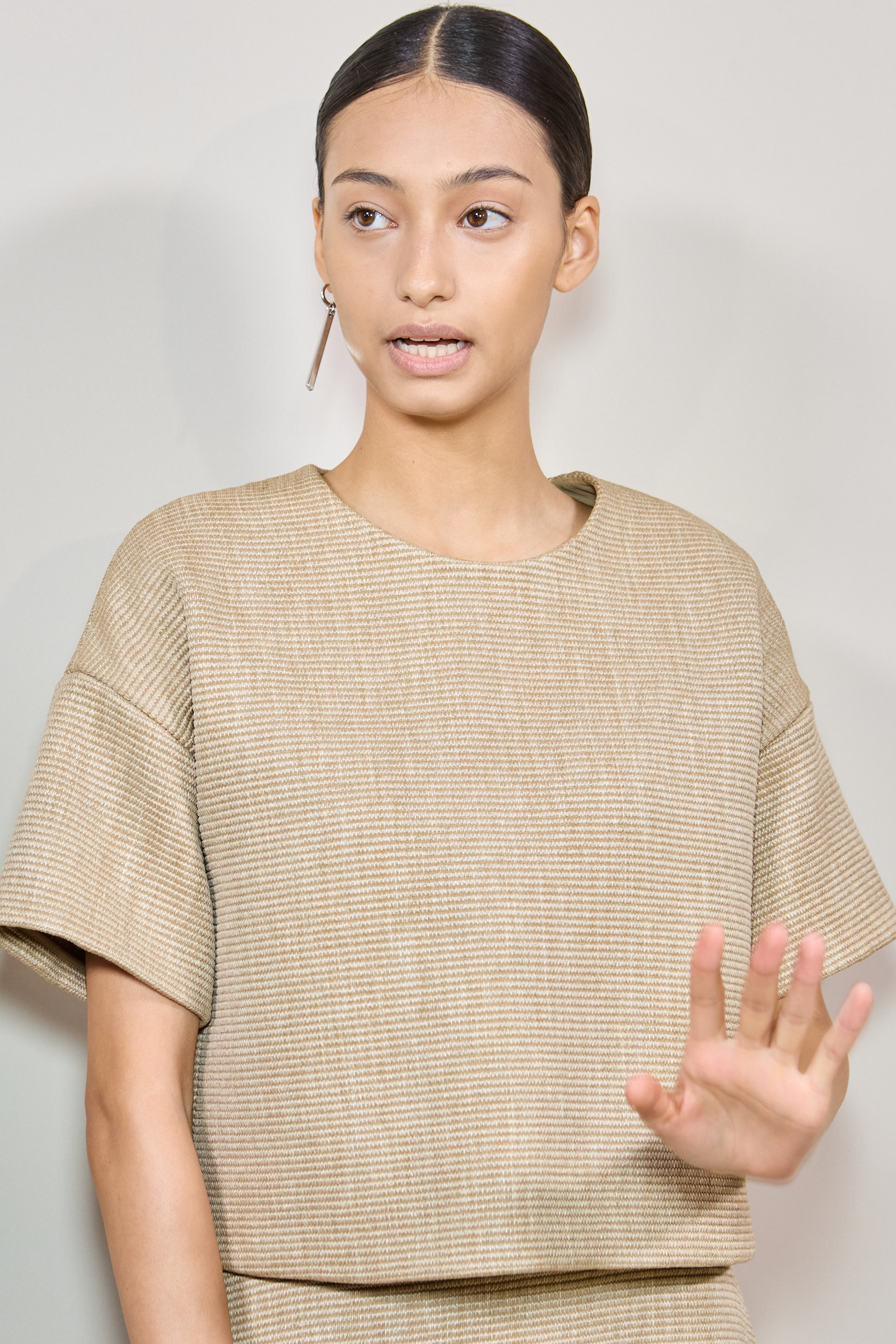 Akris Spring 2025 Fashion Show Backstage