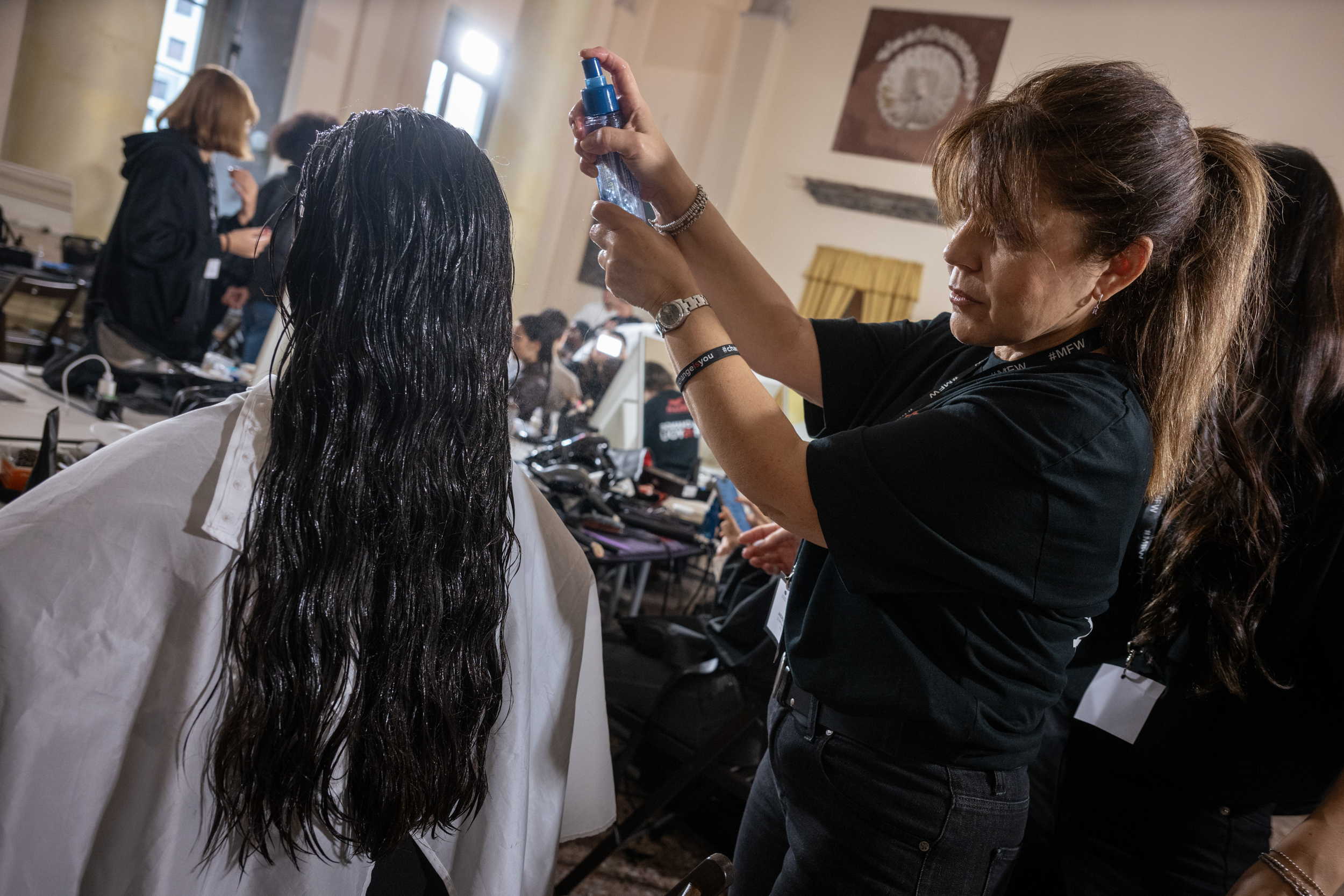 Andreadamo Spring 2025 Fashion Show Backstage