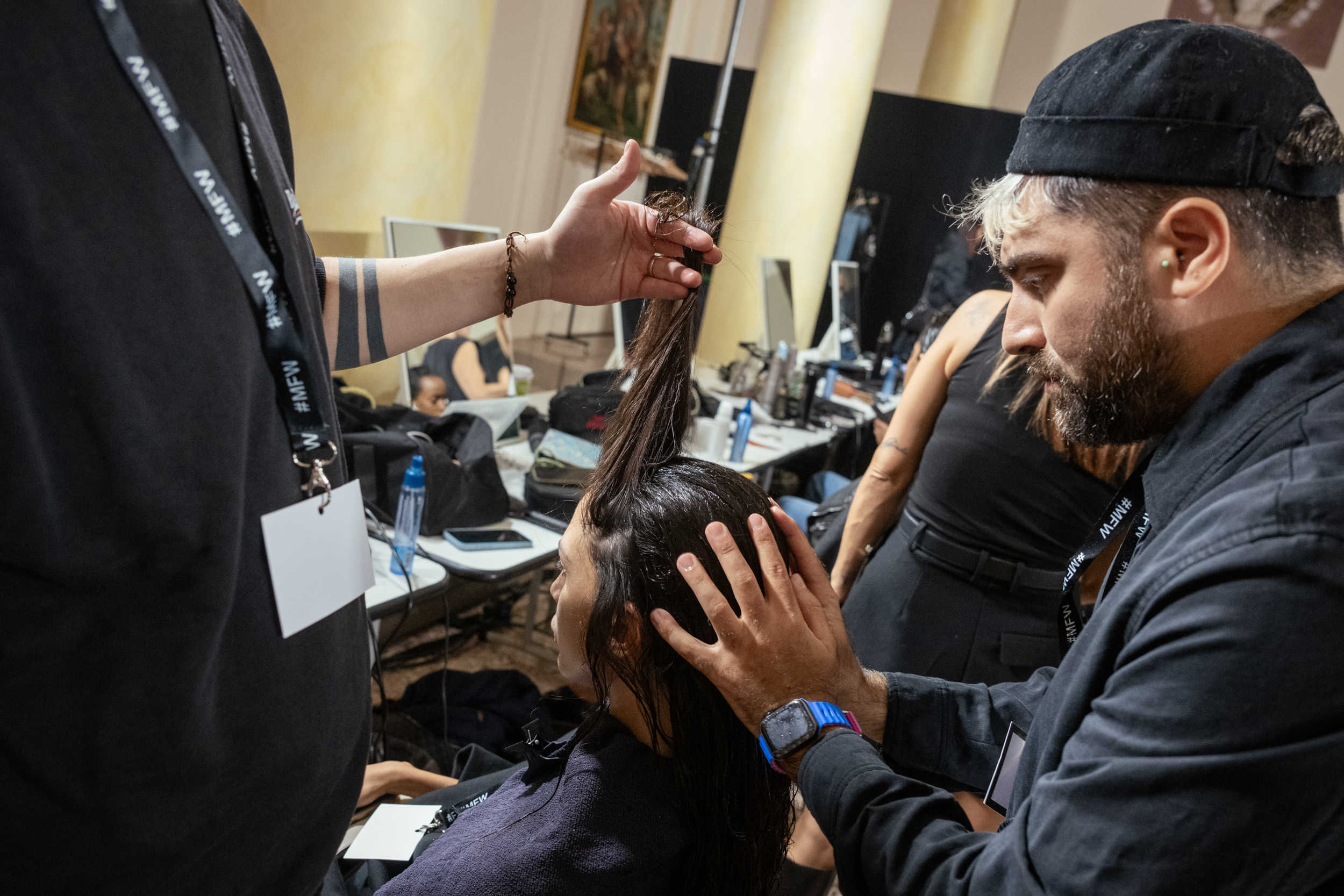 Andreadamo Spring 2025 Fashion Show Backstage