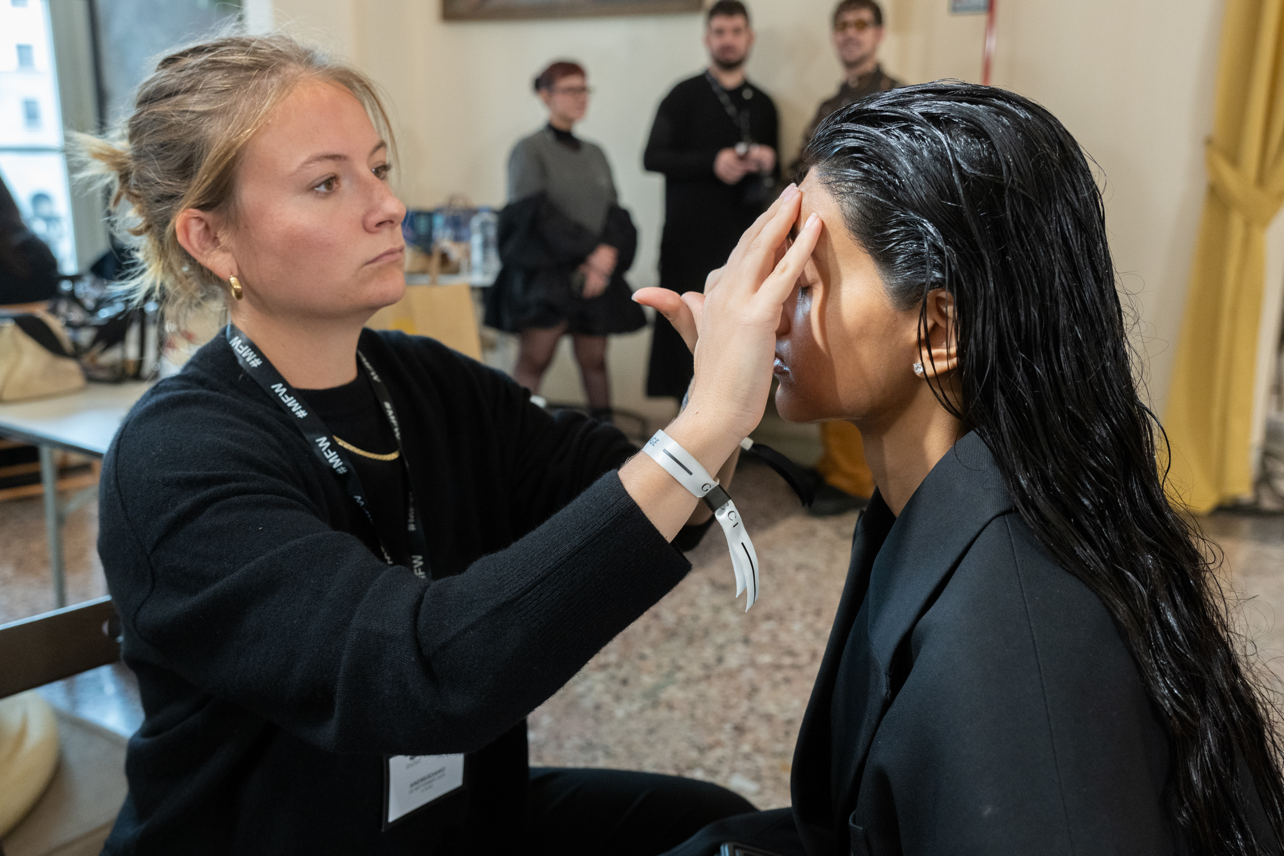 Andreadamo Spring 2025 Fashion Show Backstage