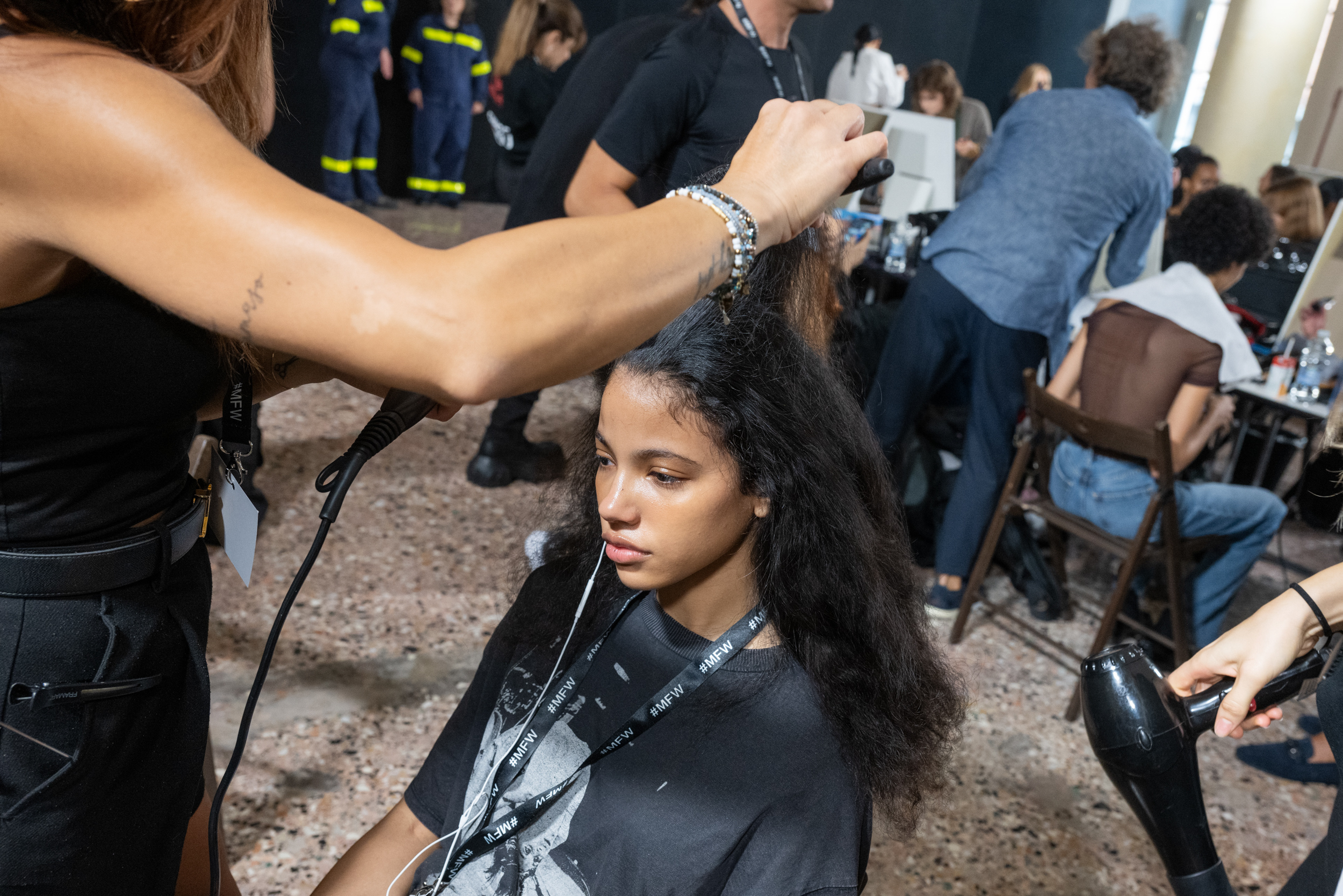 Andreadamo Spring 2025 Fashion Show Backstage