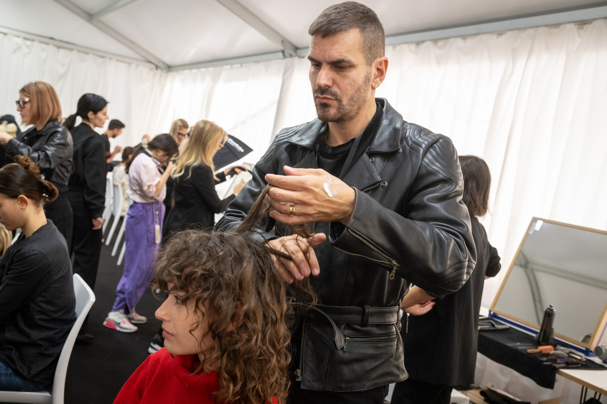 Anteprima Spring 2025 Fashion Show Backstage