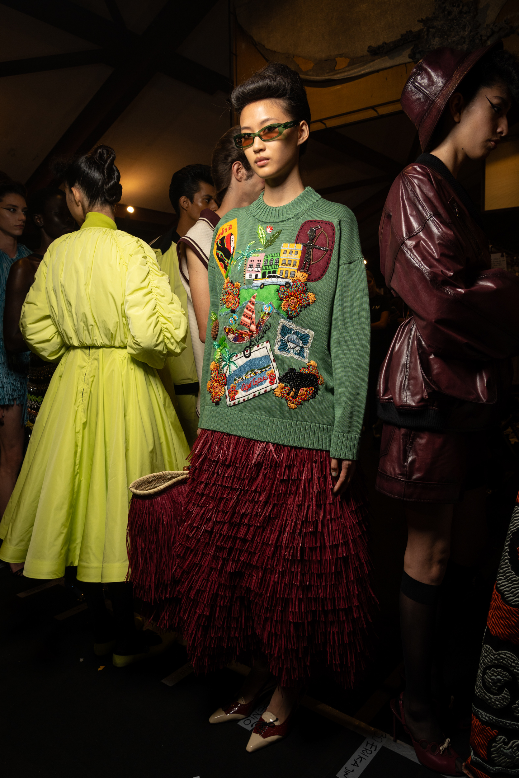 Antonio Marras Spring 2025 Fashion Show Backstage