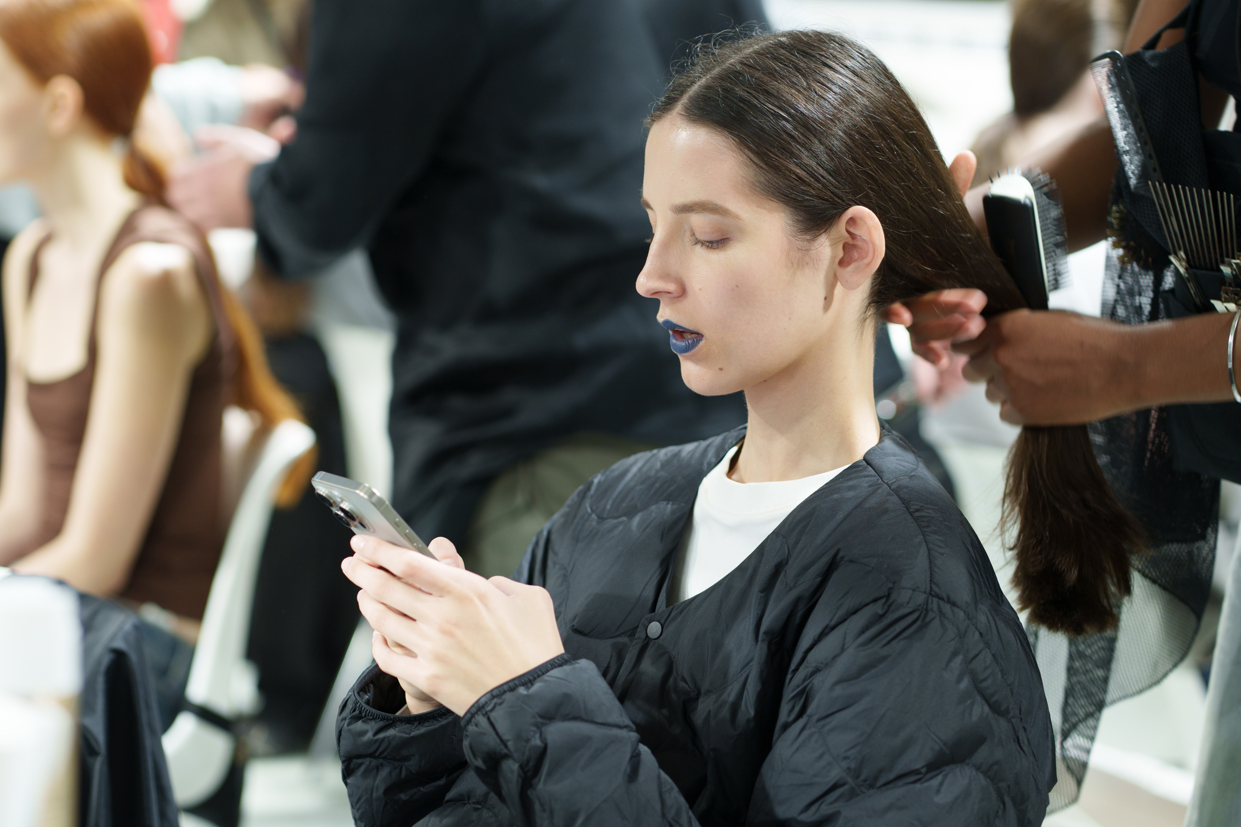 Atlein Spring 2025 Fashion Show Backstage