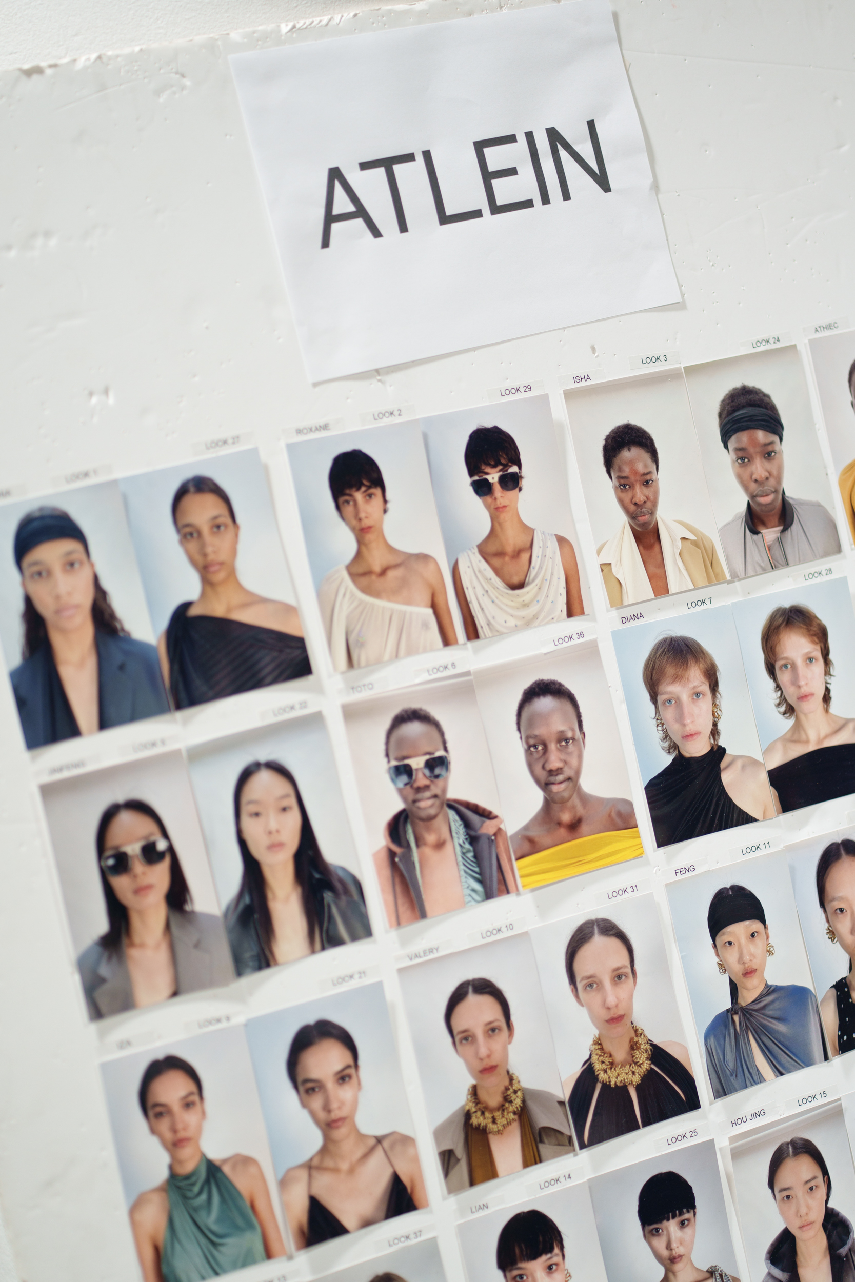 Atlein Spring 2025 Fashion Show Backstage