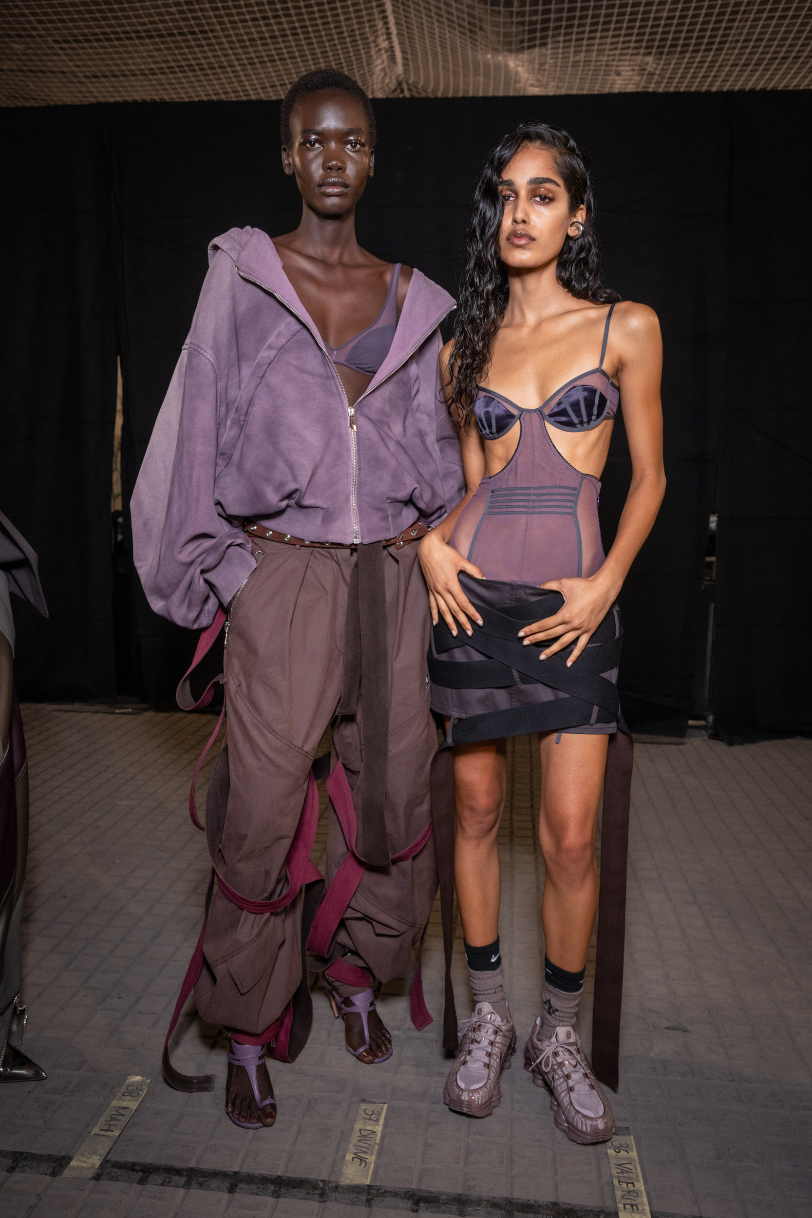 The Attico Spring 2025 Fashion Show Backstage