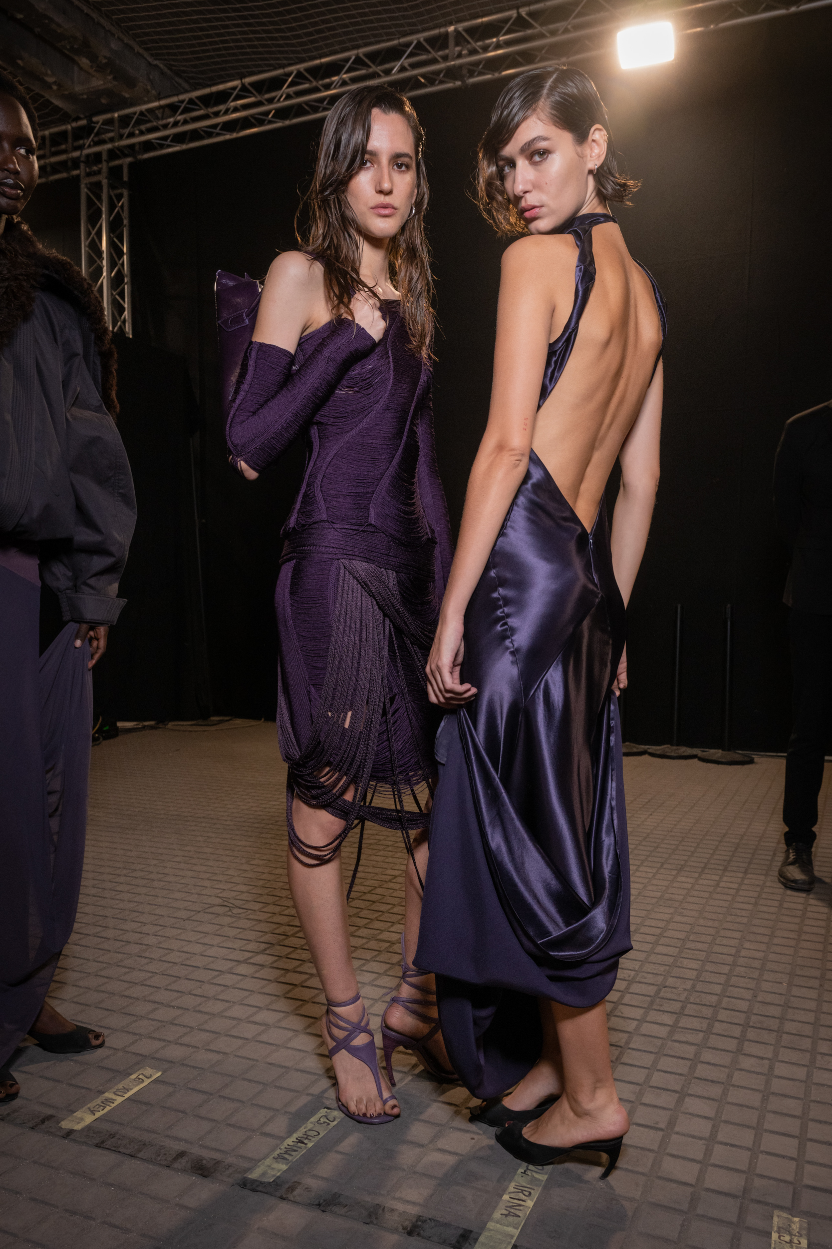 The Attico Spring 2025 Fashion Show Backstage