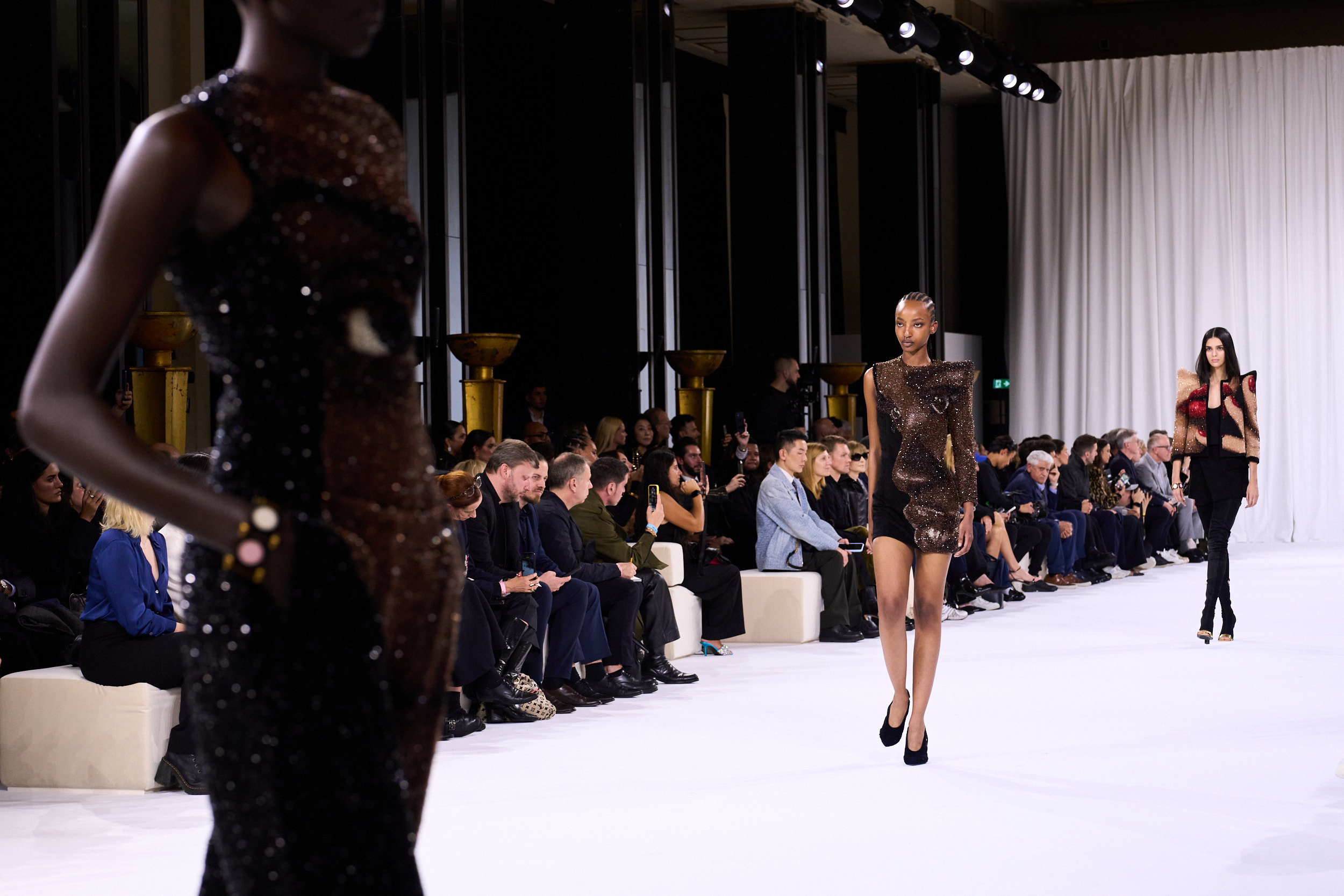 Balmain Spring 2025 Fashion Show Atmosphere