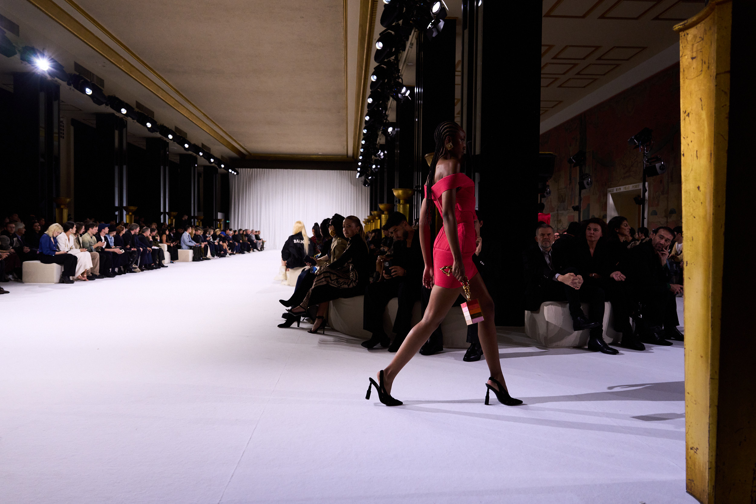 Balmain Spring 2025 Fashion Show Atmosphere