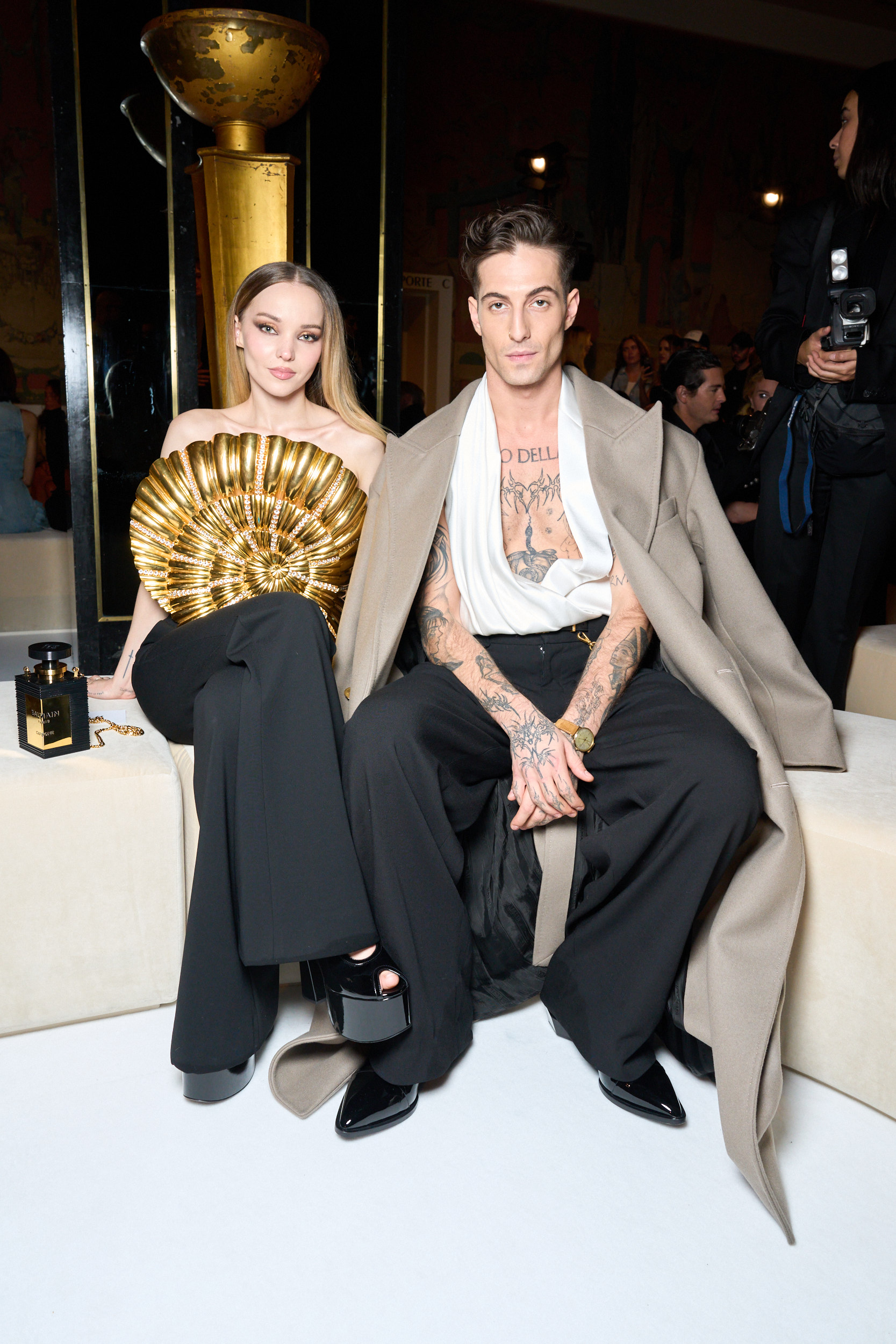 Balmain Spring 2025 Fashion Show Front Row