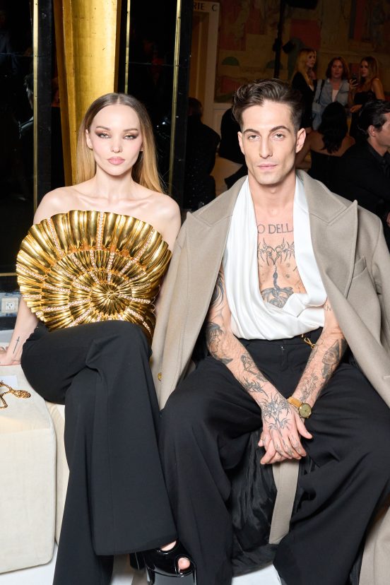 Balmain Spring 2025 Fashion Show Front Row