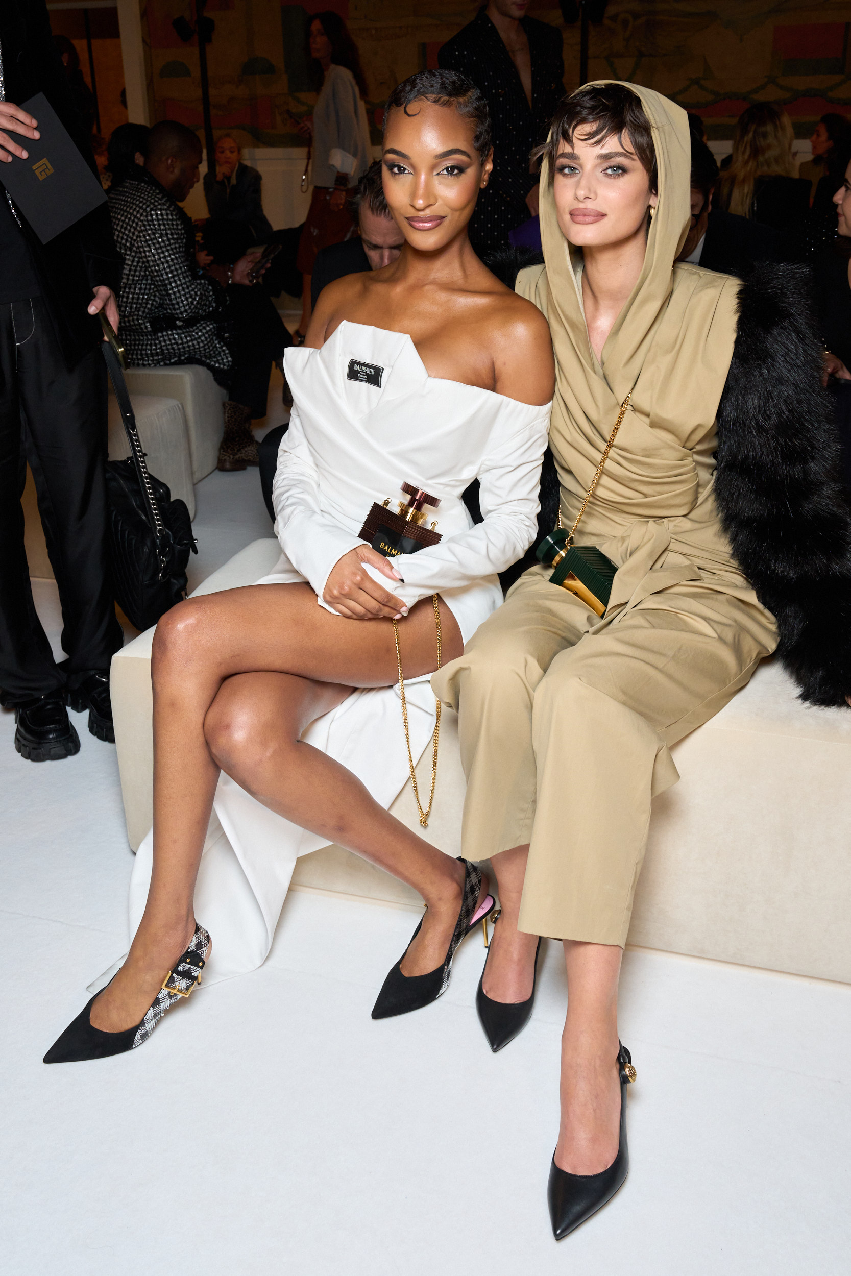 Balmain Spring 2025 Fashion Show Front Row