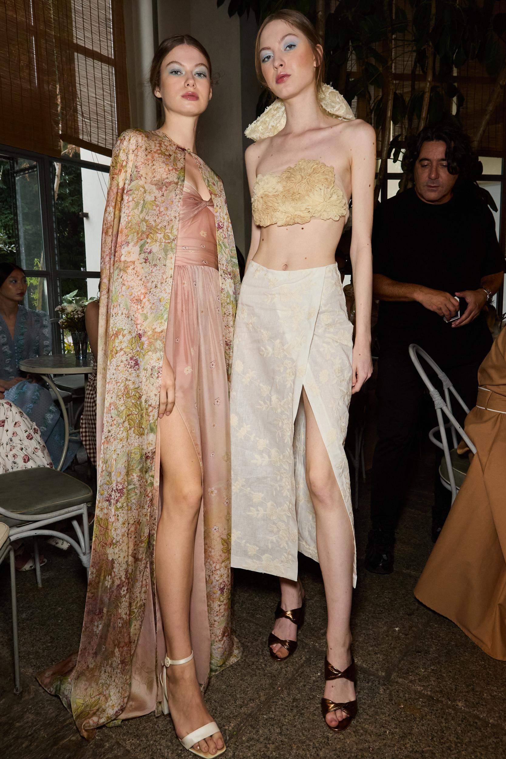 Luisa Beccaria Spring 2025 Fashion Show Backstage