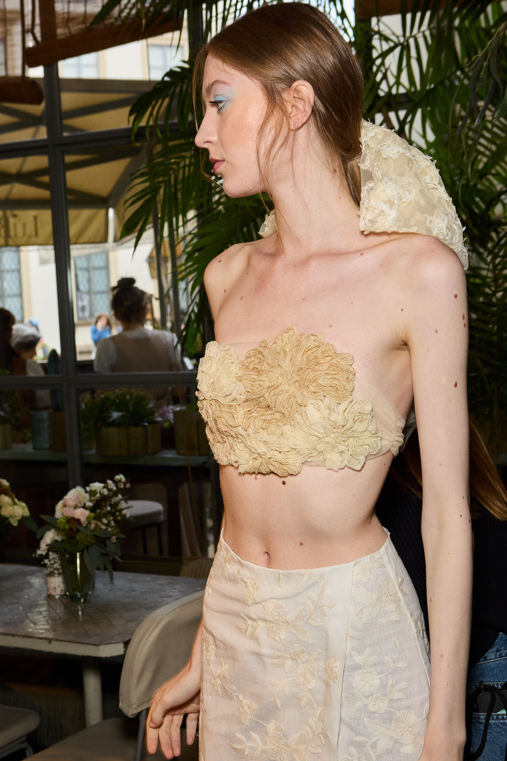 Luisa Beccaria Spring 2025 Fashion Show Backstage