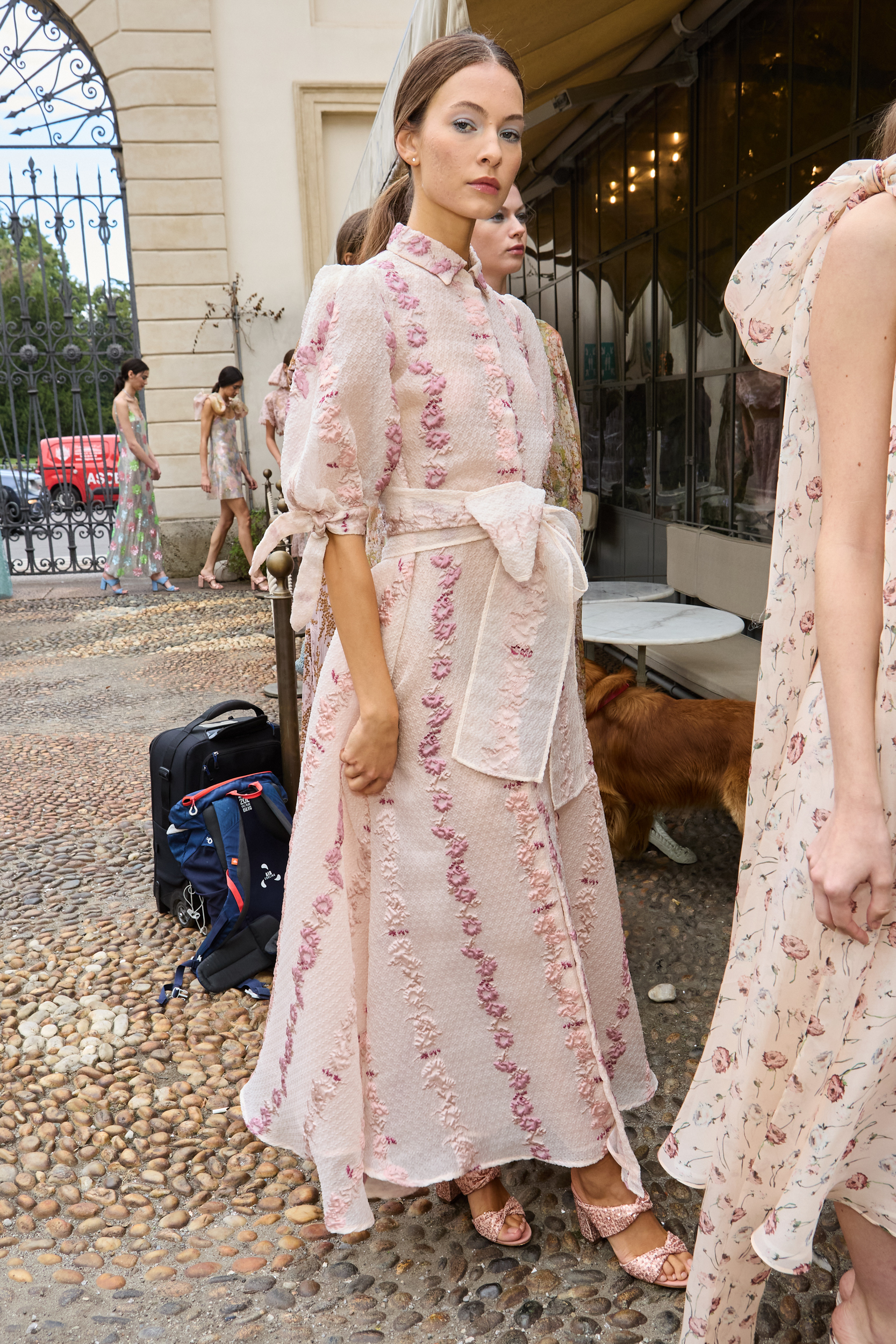 Luisa Beccaria Spring 2025 Fashion Show Backstage