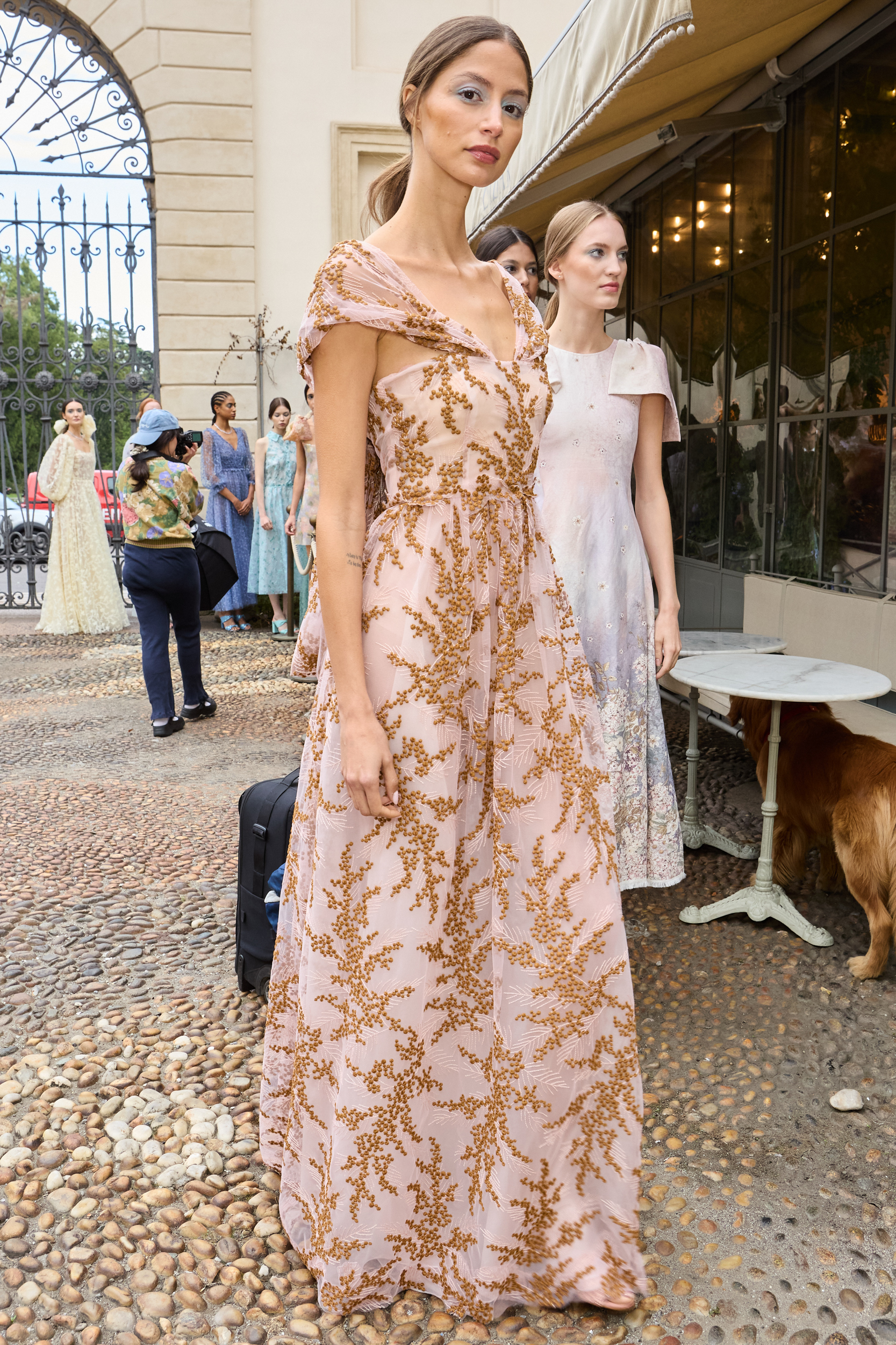 Luisa Beccaria Spring 2025 Fashion Show Backstage