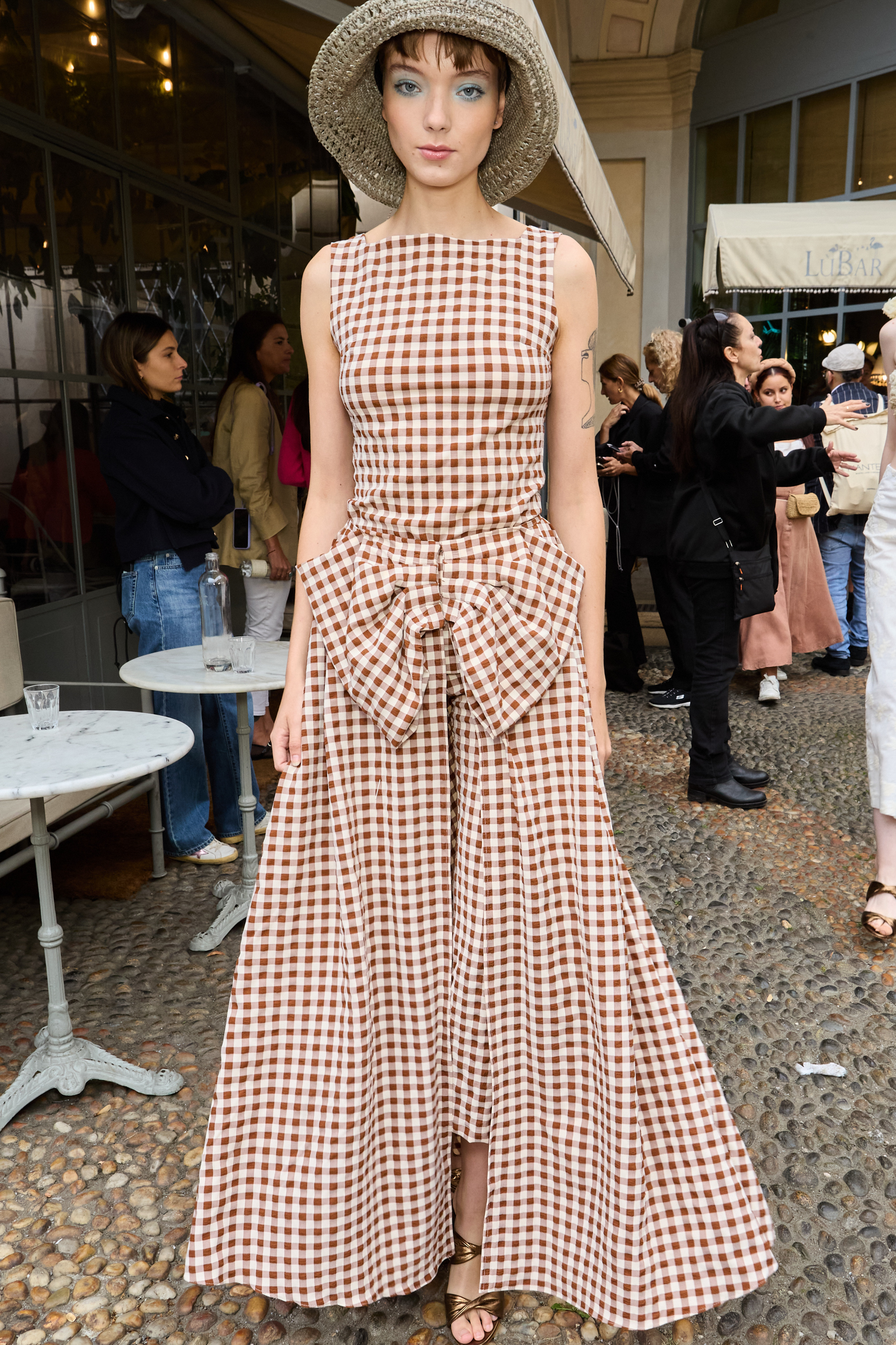 Luisa Beccaria Spring 2025 Fashion Show Backstage