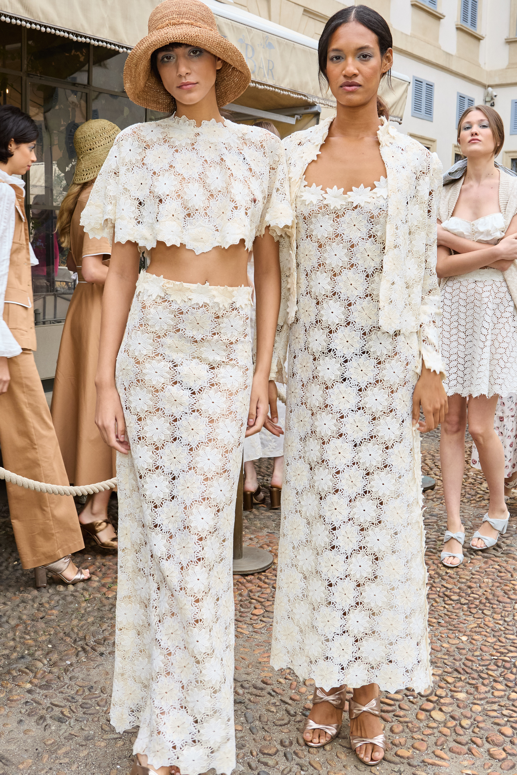 Luisa Beccaria Spring 2025 Fashion Show Backstage