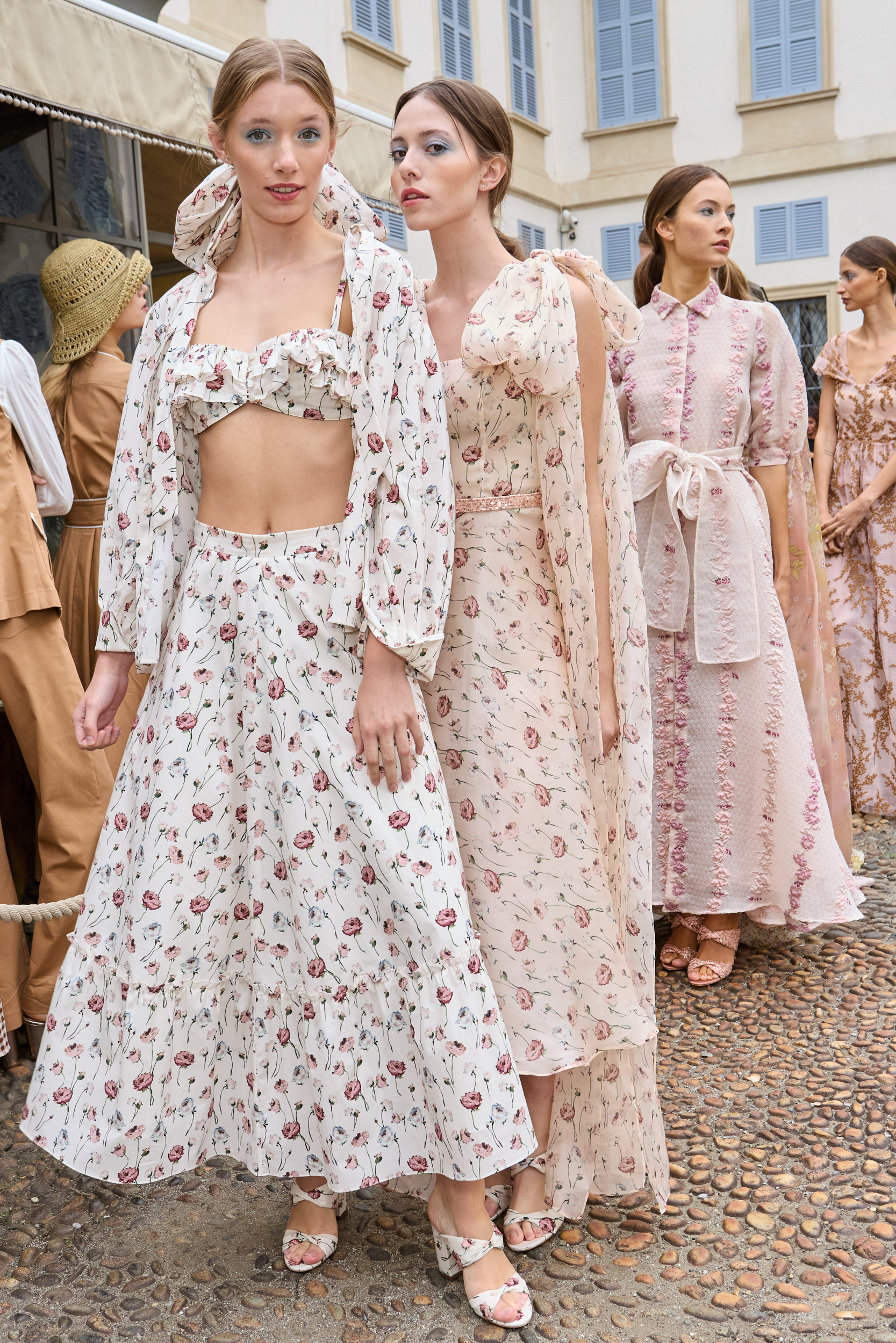 Luisa Beccaria Spring 2025 Fashion Show Backstage