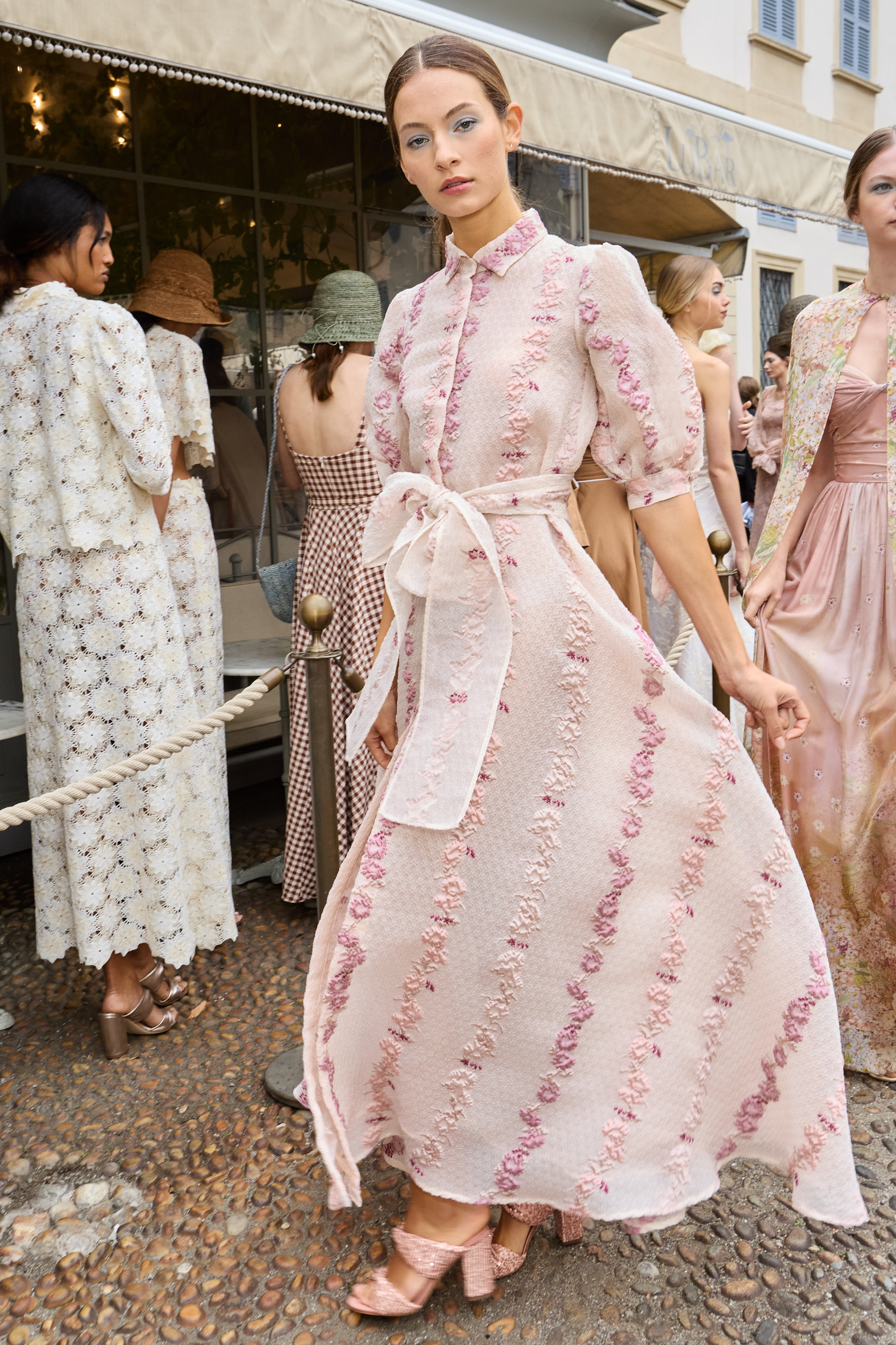 Luisa Beccaria Spring 2025 Fashion Show Backstage