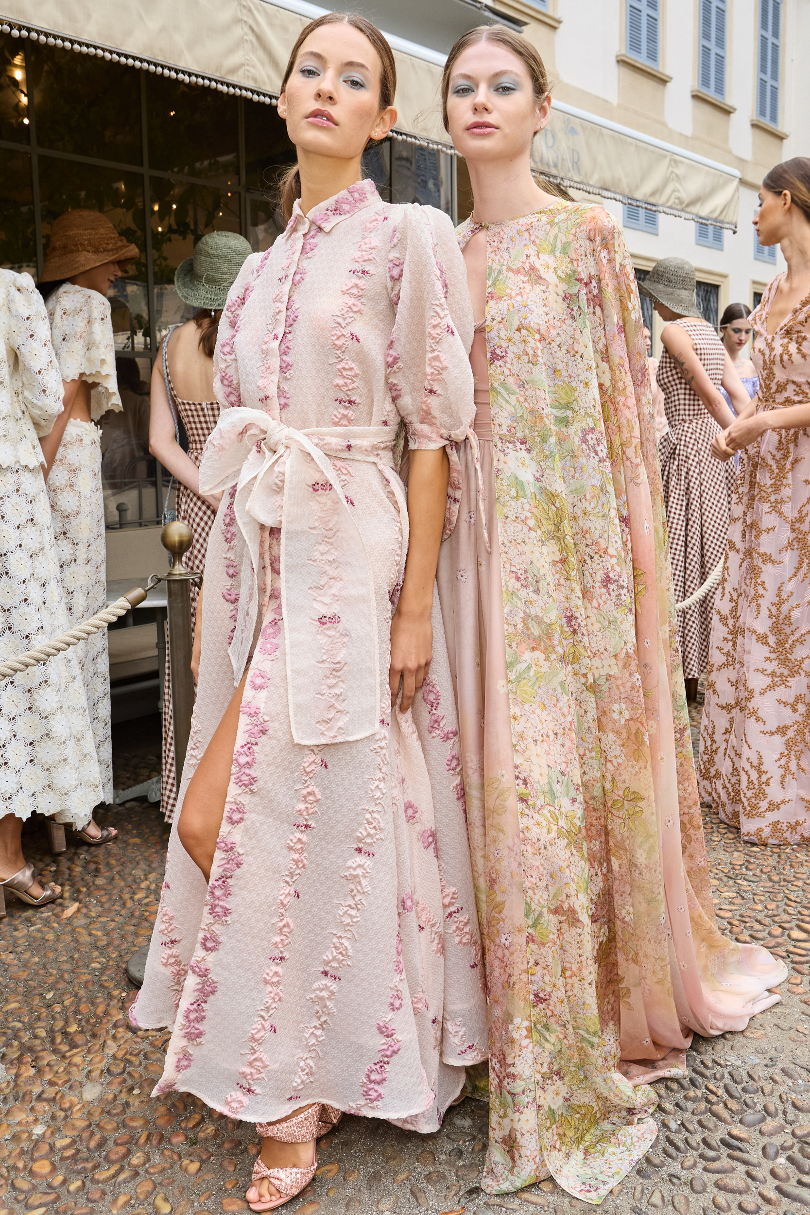 Luisa Beccaria Spring 2025 Fashion Show Backstage