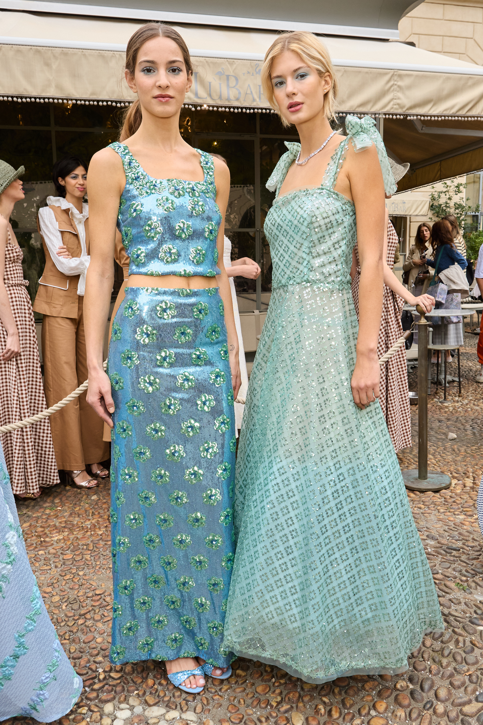 Luisa Beccaria Spring 2025 Fashion Show Backstage