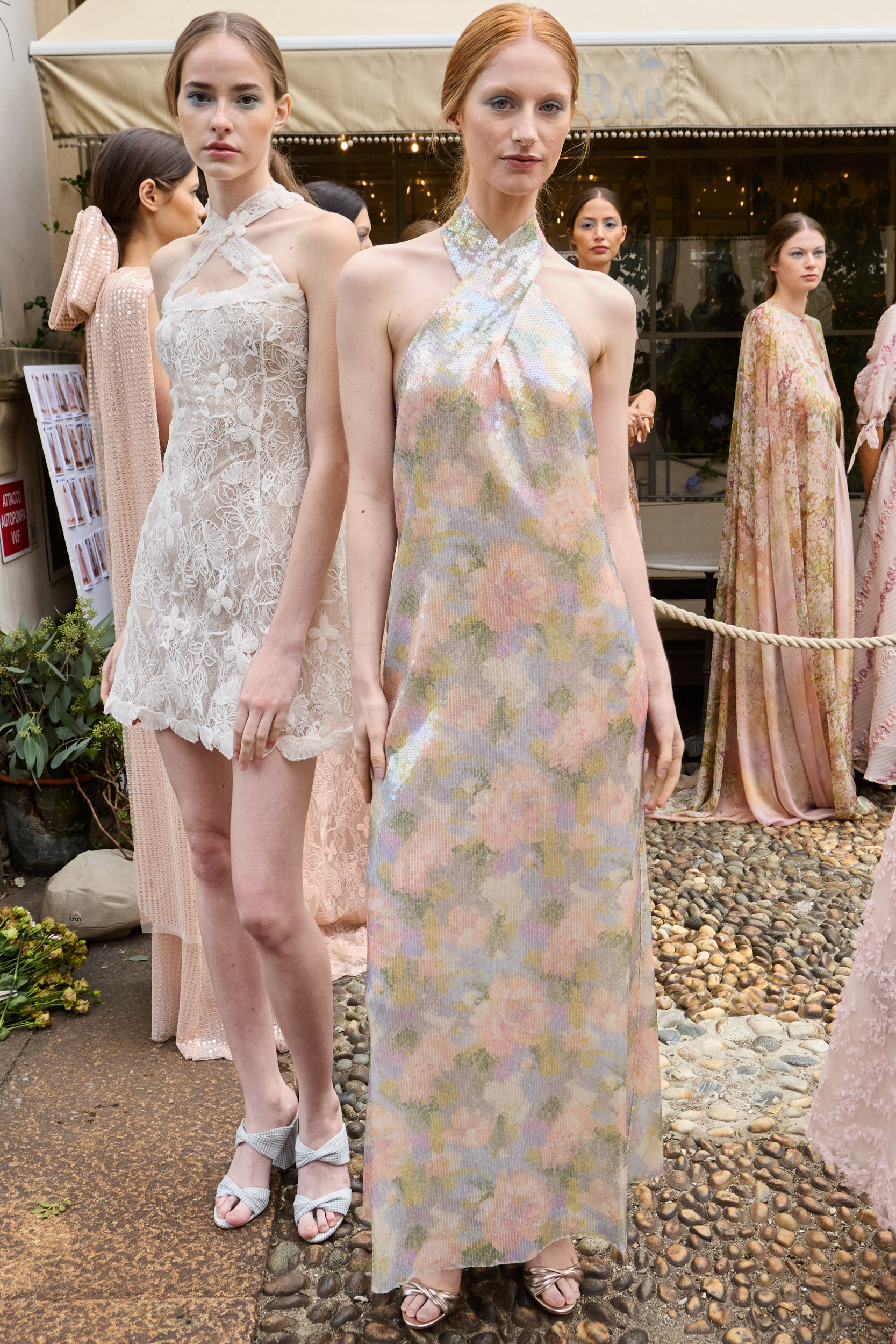 Luisa Beccaria Spring 2025 Fashion Show Backstage