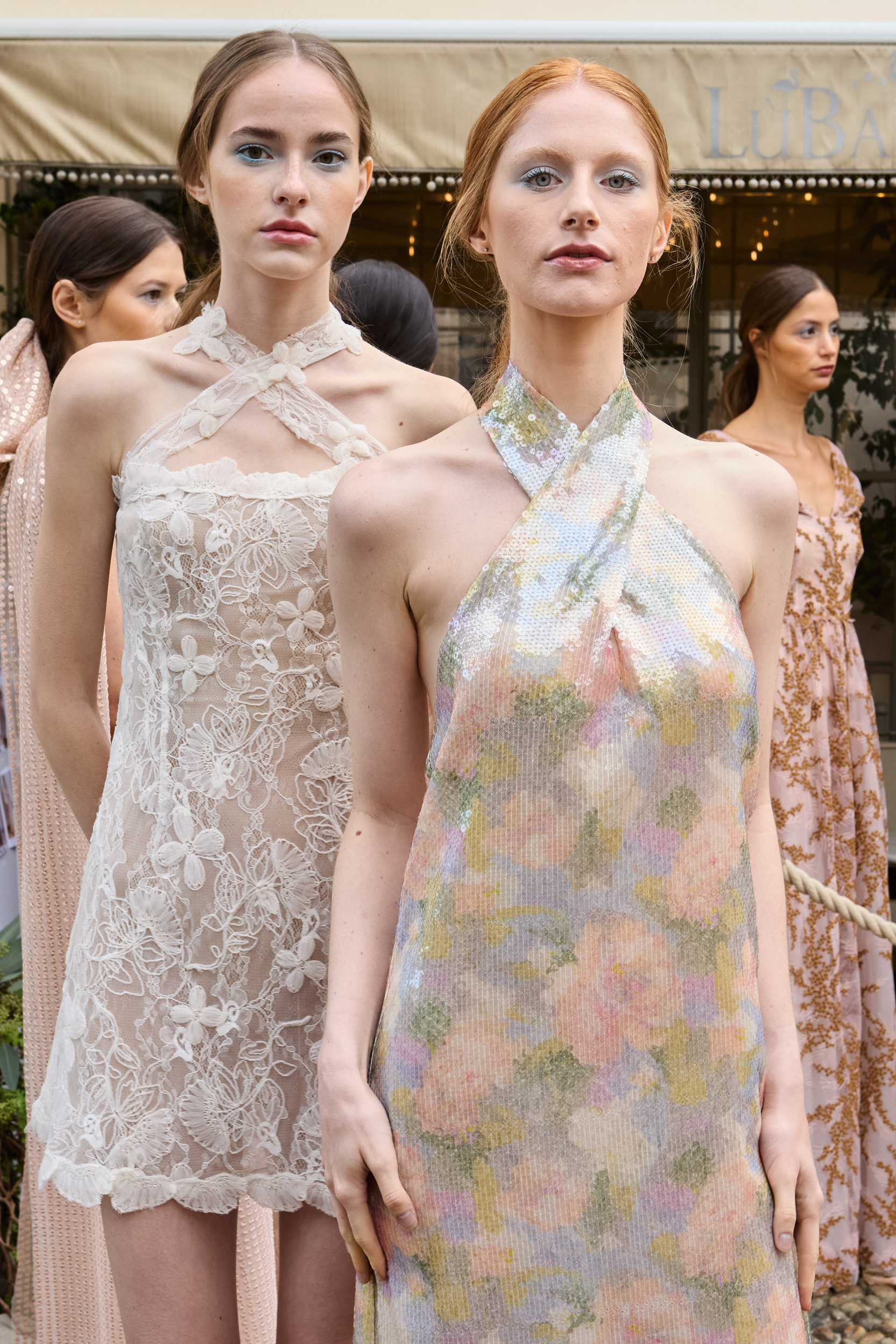 Luisa Beccaria Spring 2025 Fashion Show Backstage