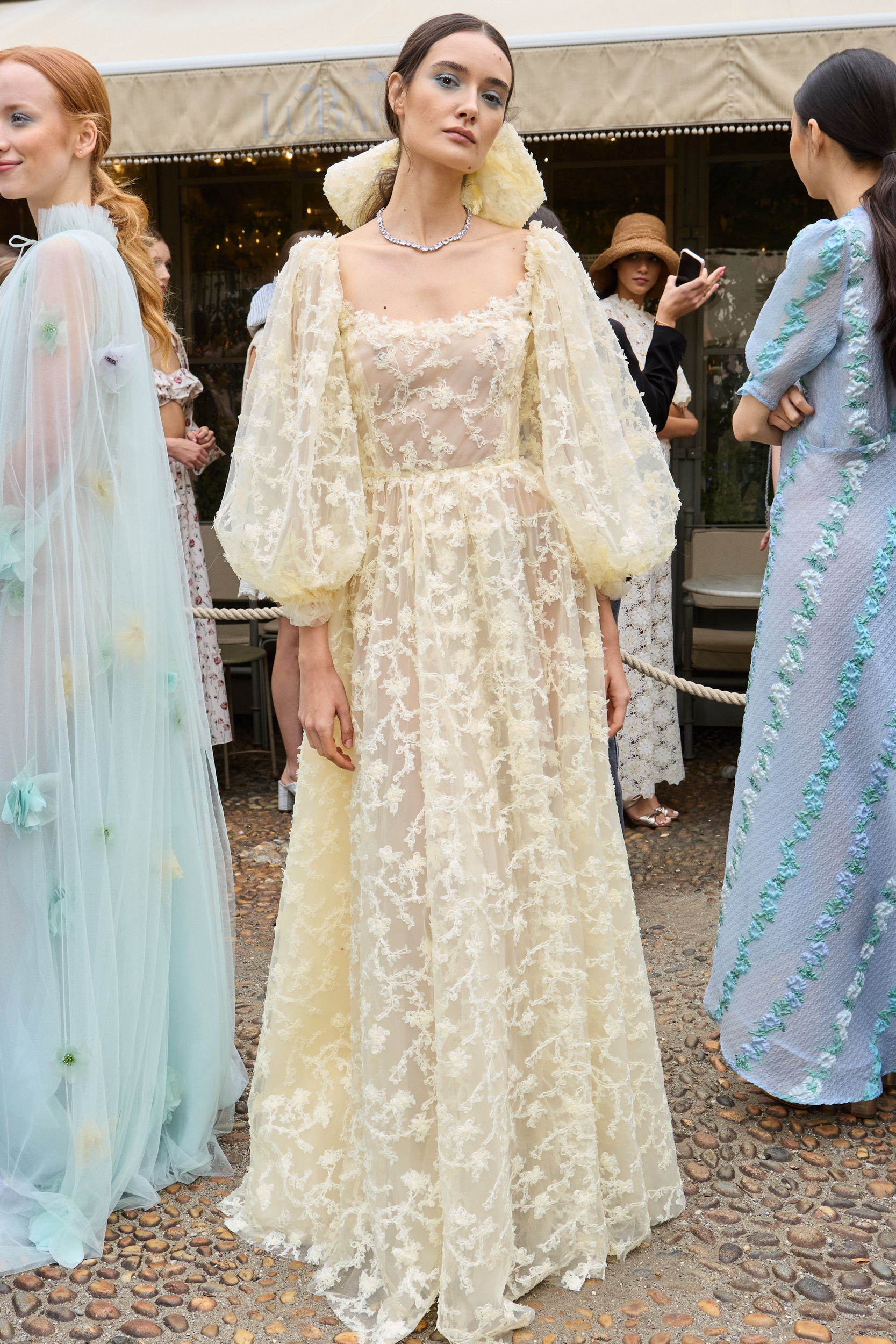 Luisa Beccaria Spring 2025 Fashion Show Backstage