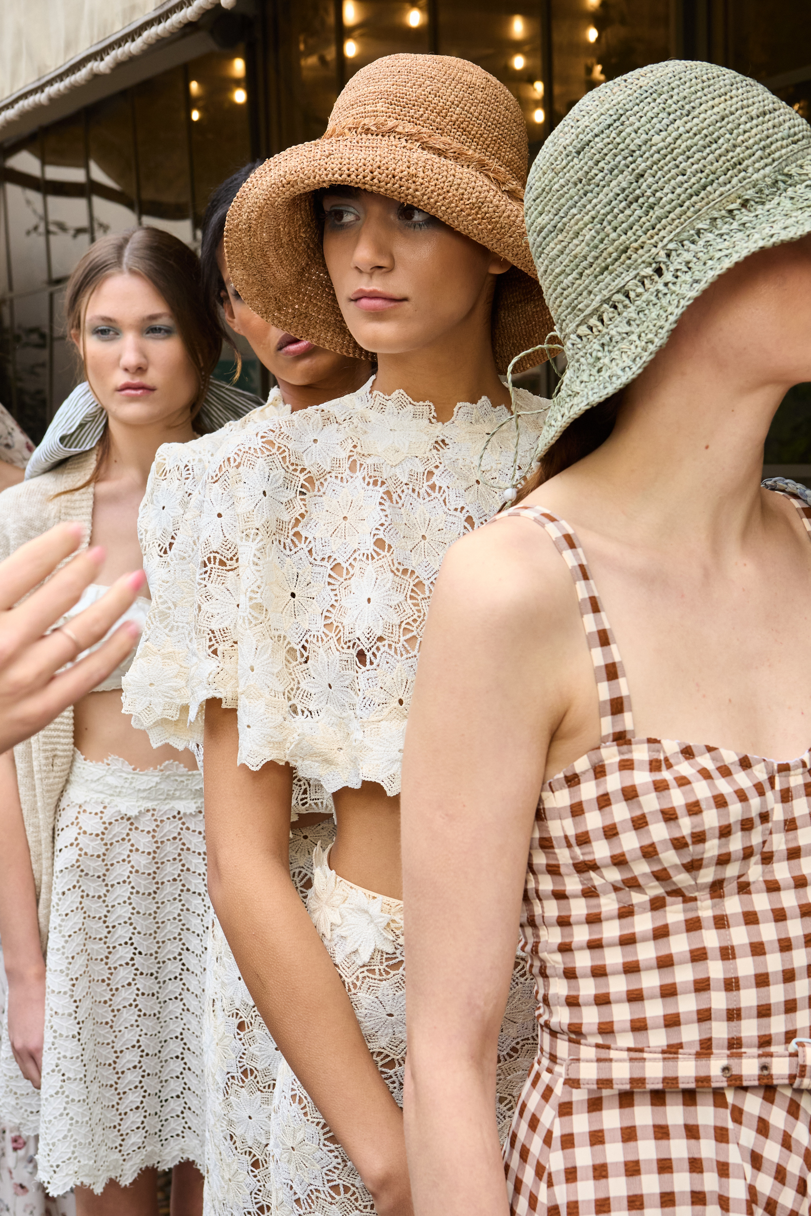 Luisa Beccaria Spring 2025 Fashion Show Backstage