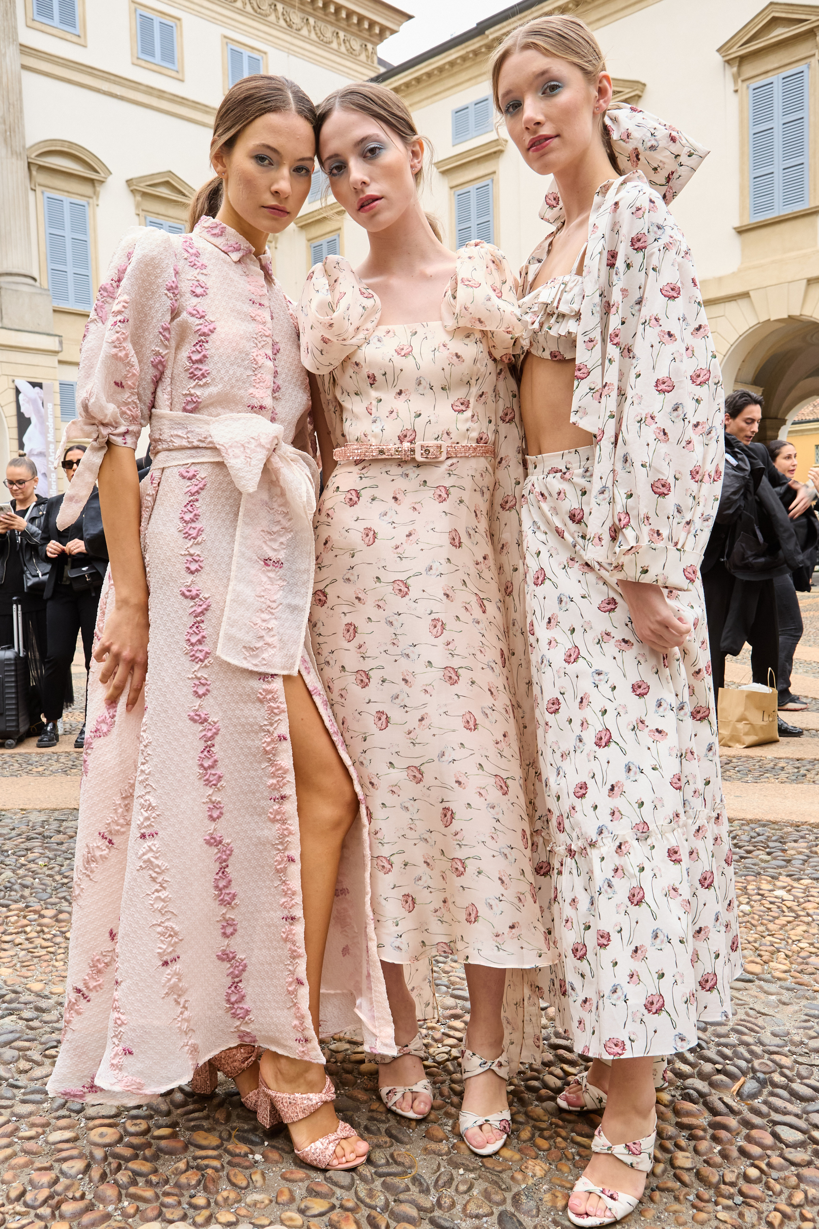 Luisa Beccaria Spring 2025 Fashion Show Backstage