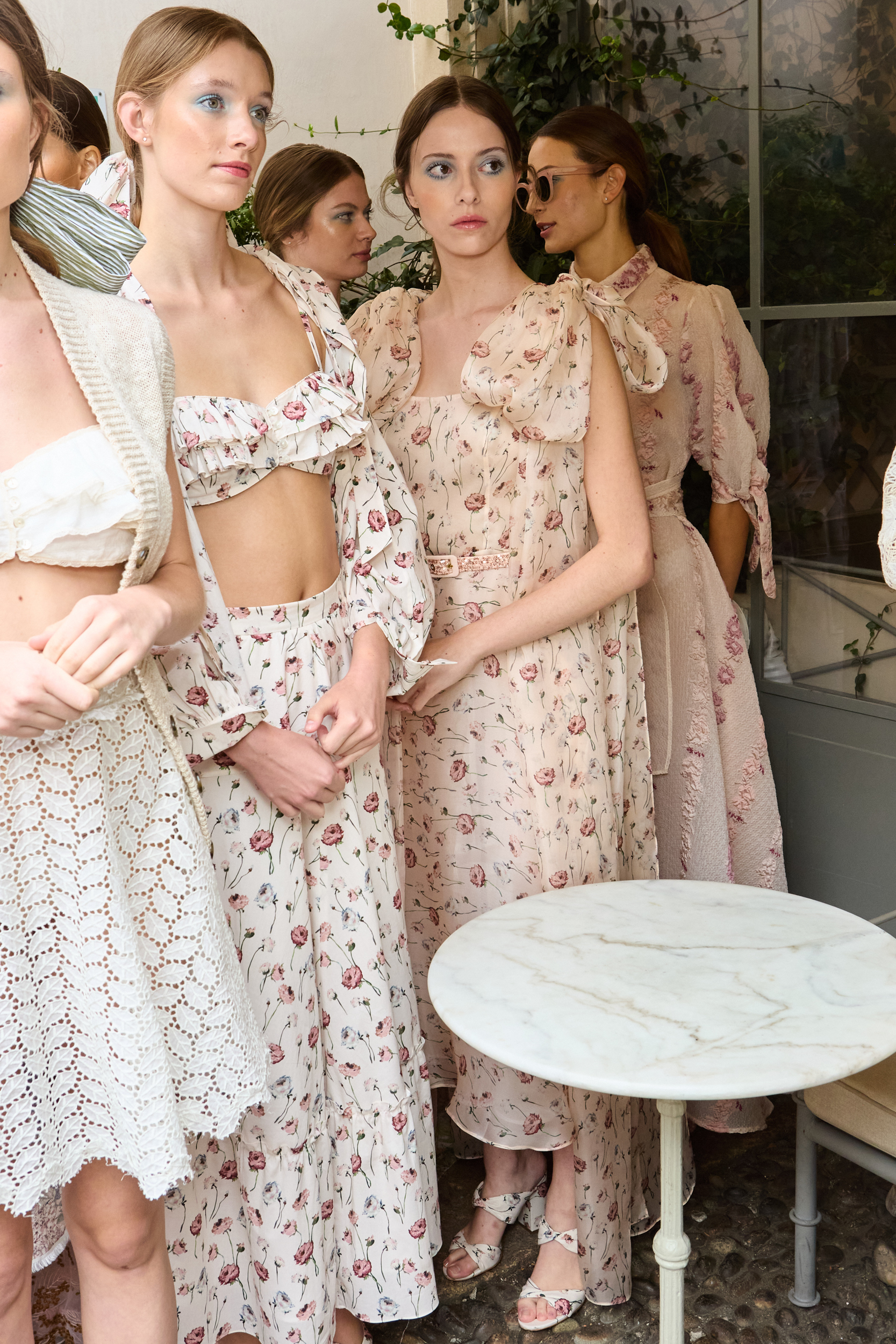 Luisa Beccaria Spring 2025 Fashion Show Backstage